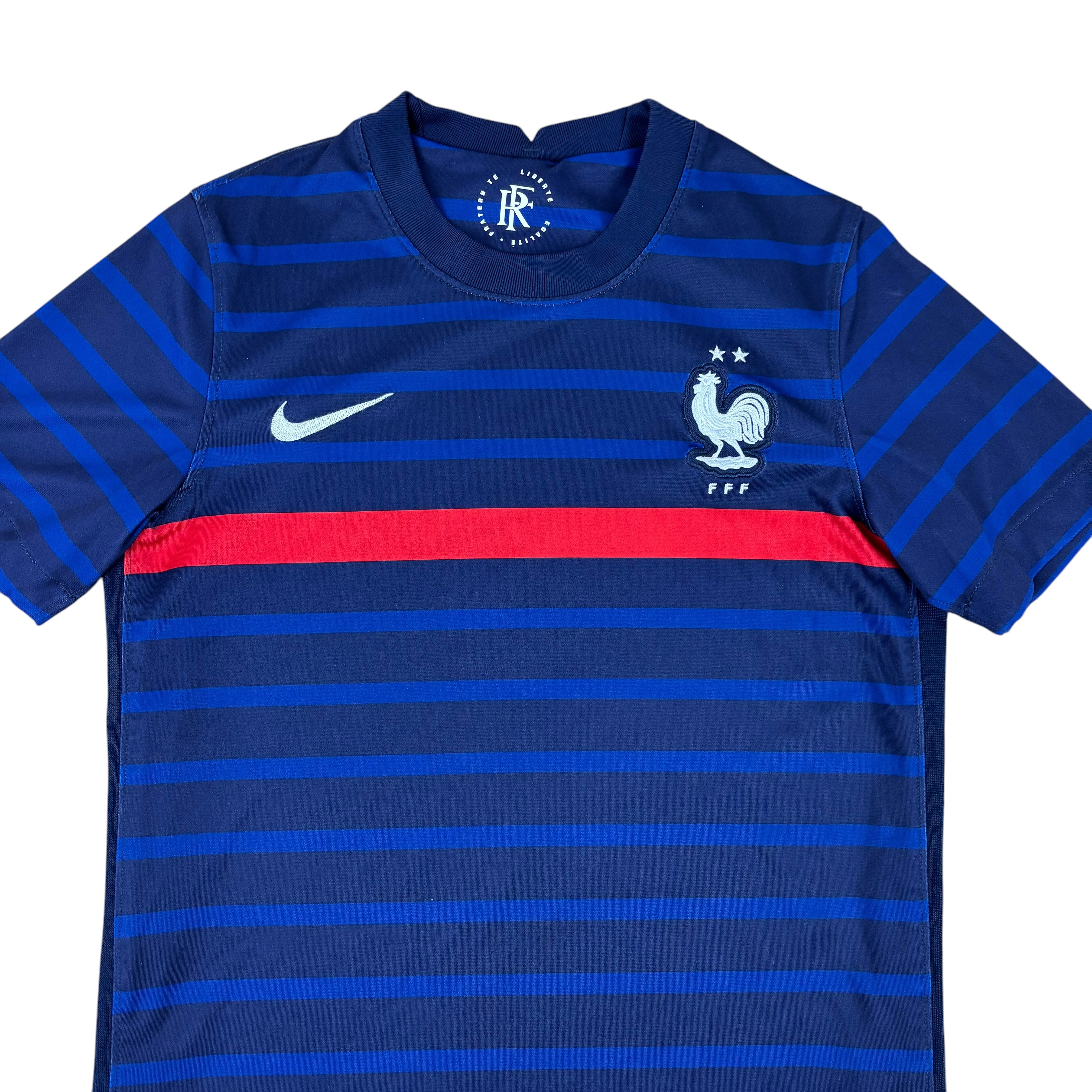 Nike France Football FFF 2020/21 Home Jersey (10-12yrs)