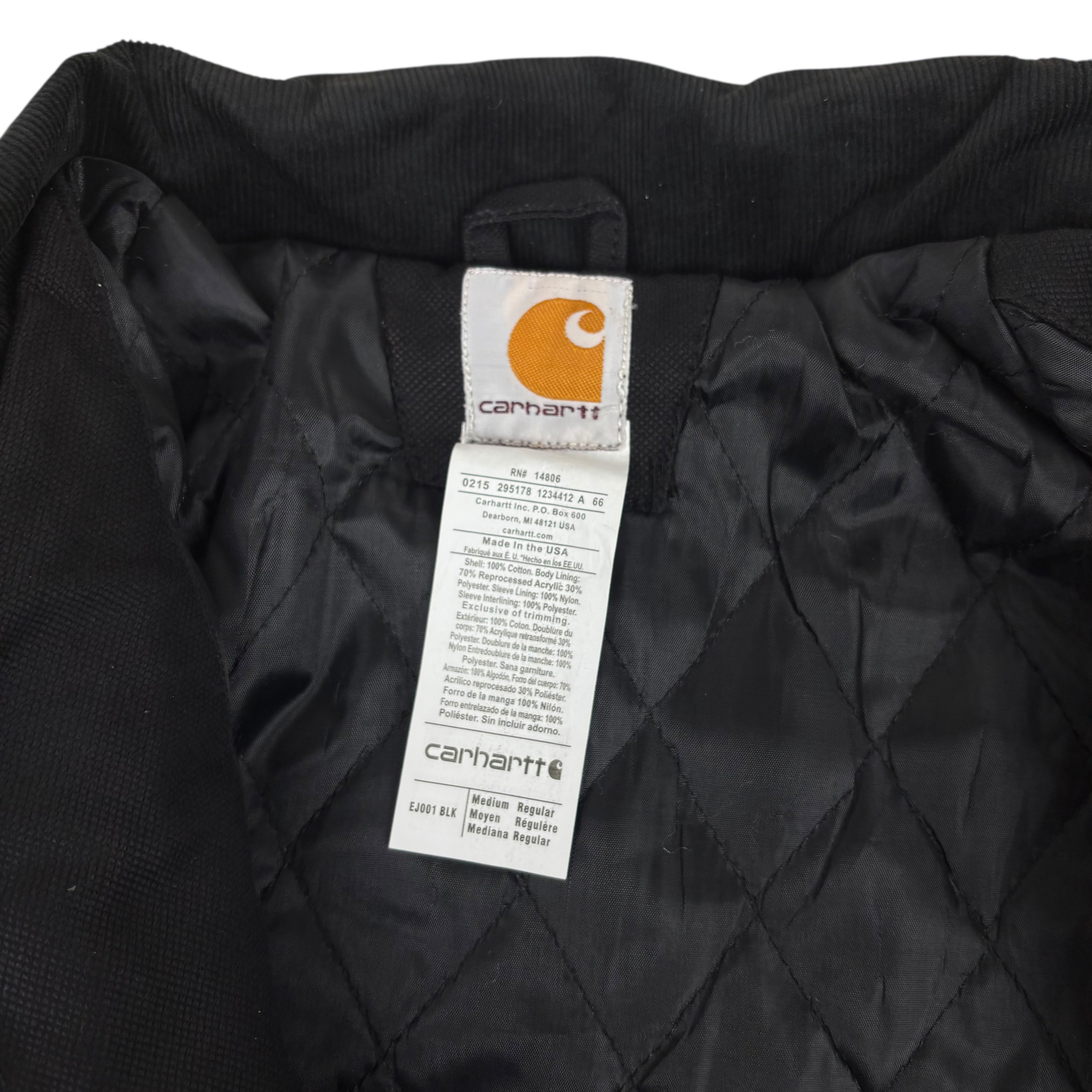Carhartt Marlboro Black Reworked Detroit Jacket (M)