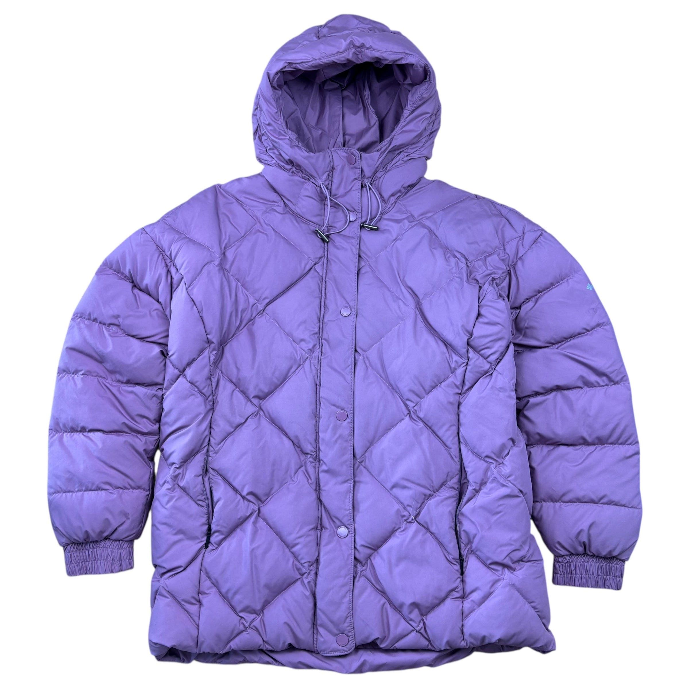 Columbia Lilac Diamond-Stitch Puffer Gilet (Women’s M)