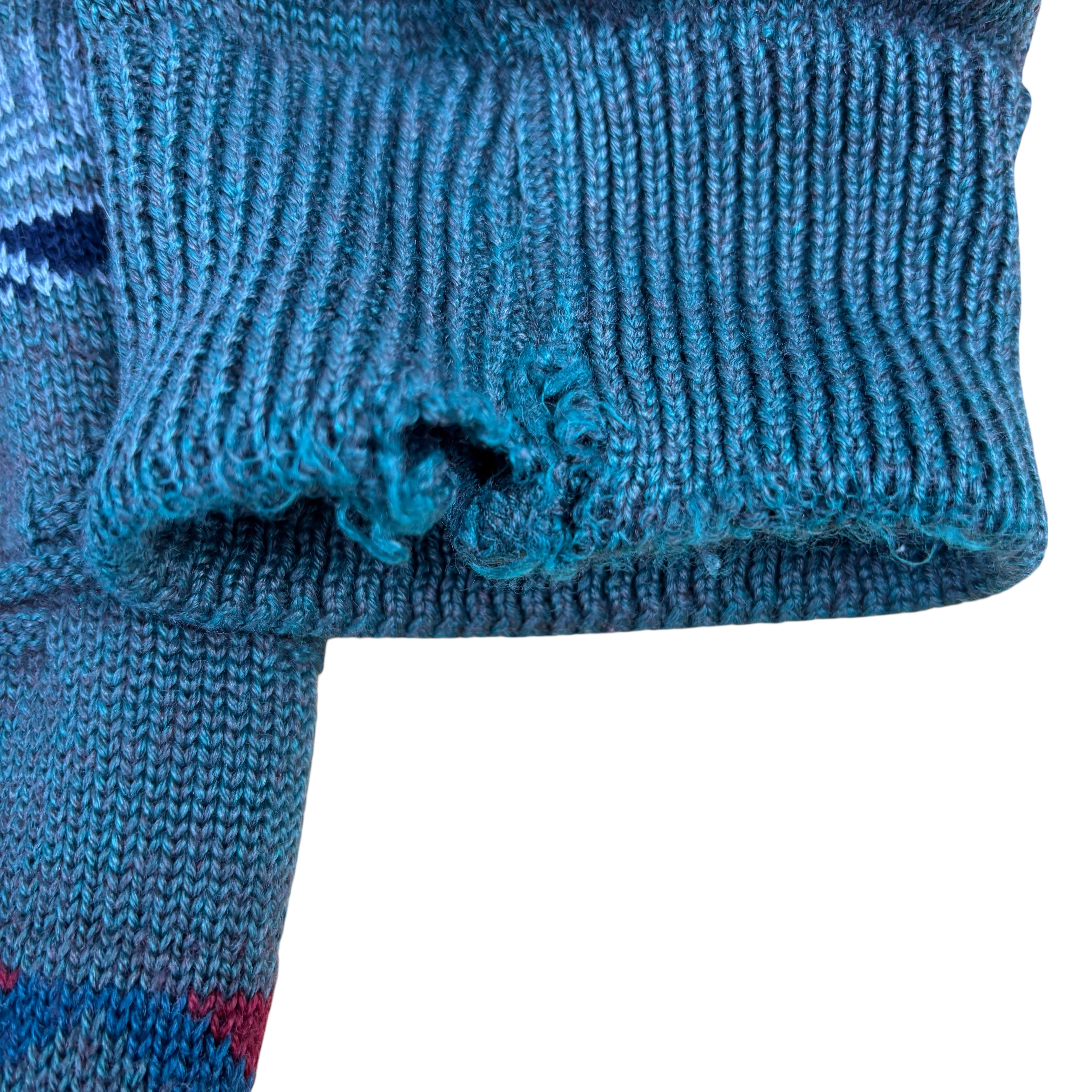 Kellerman Vintage Made in Ireland Knitted Fisherman Sweater (L)