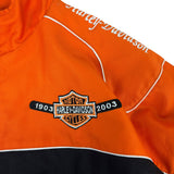 Harley Davidson 100 Year Anniversary 2003 Orange Racing Jacket (M-XL)