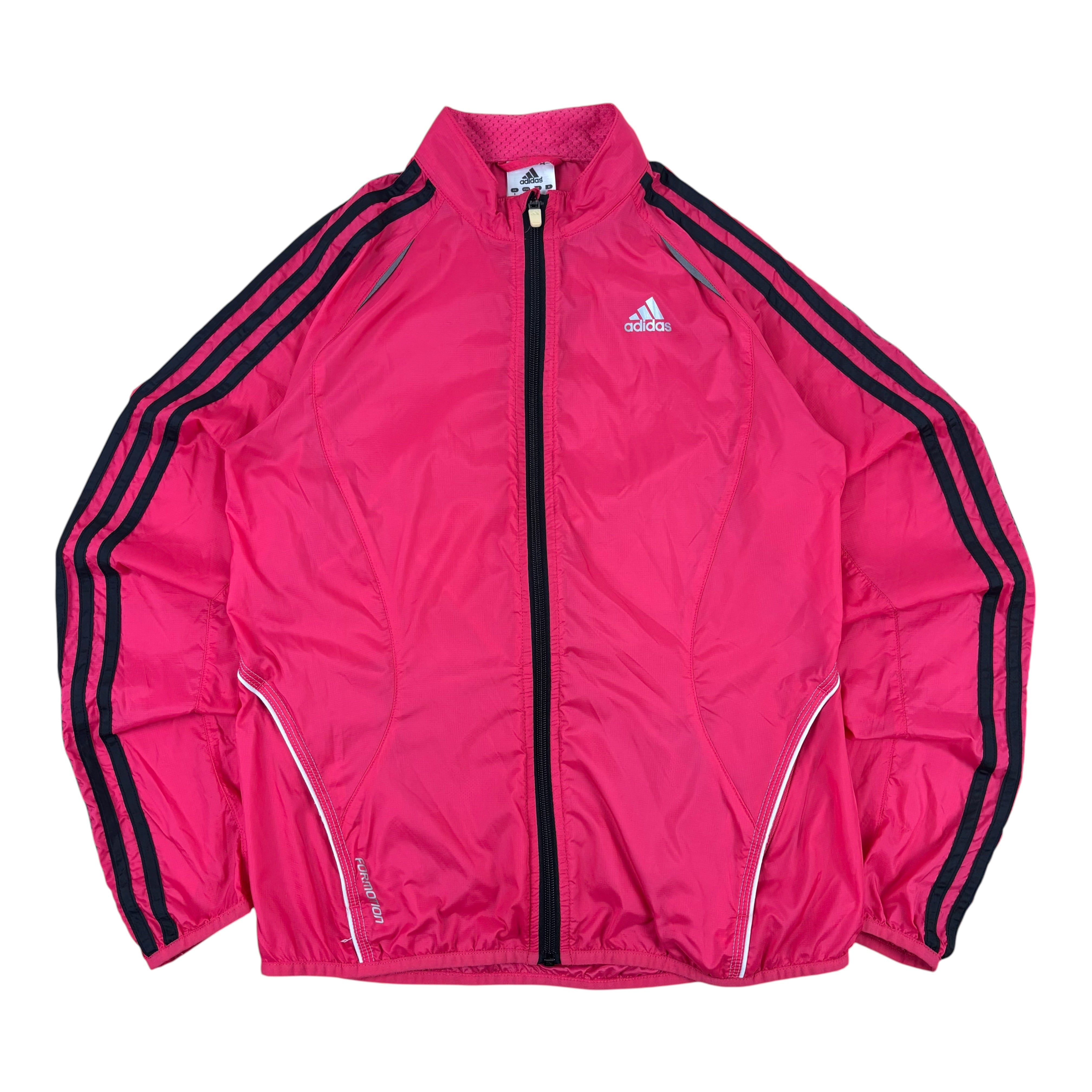 Adidas Y2K Pink Logo Windbreaker (Women’s S)