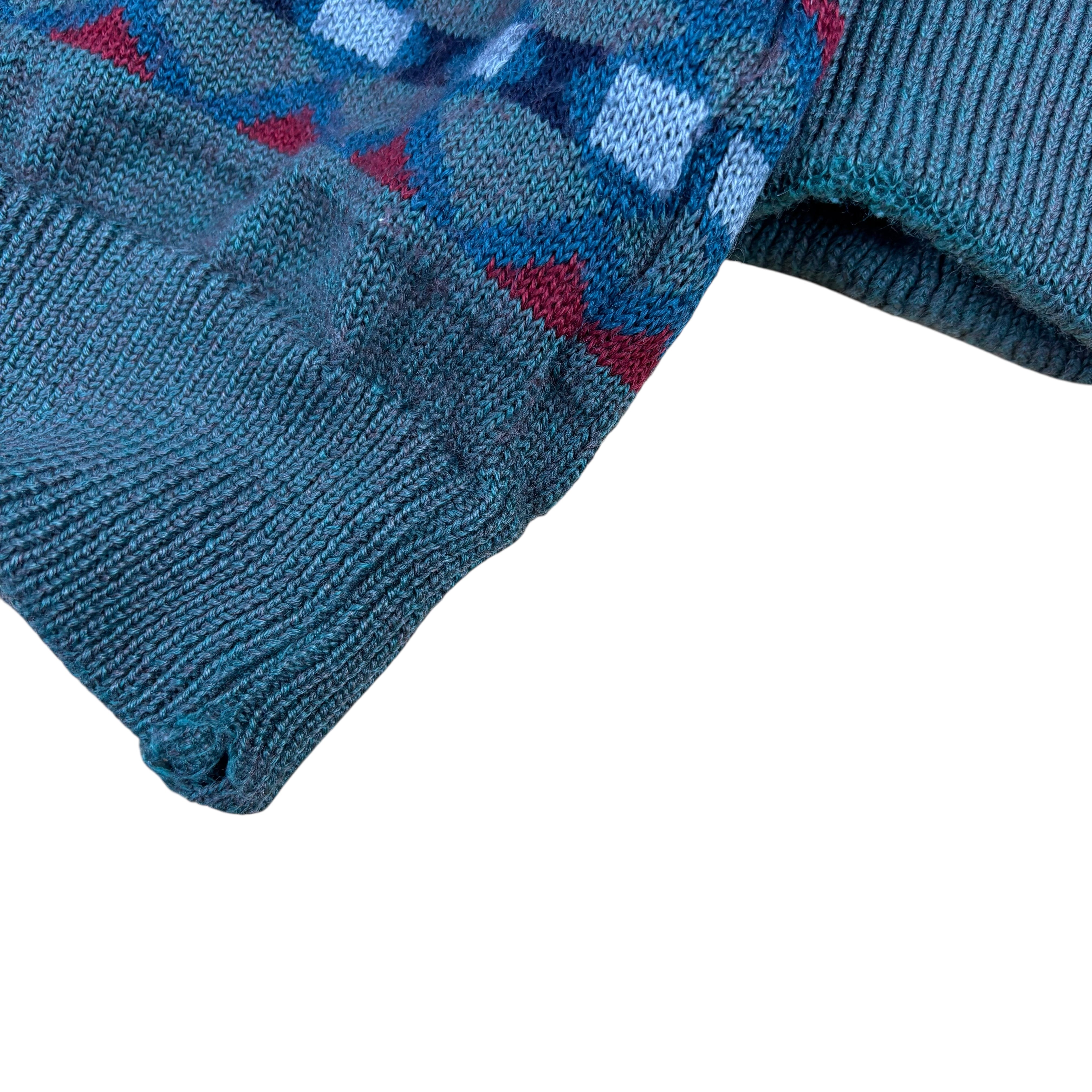 Kellerman Vintage Made in Ireland Knitted Fisherman Sweater (L)