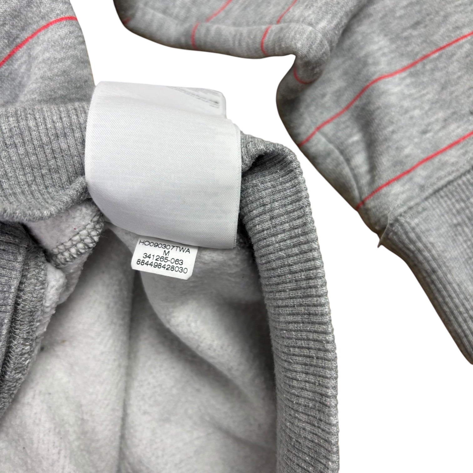 Nike Y2K Red Striped Hoodie (Women’s M)
