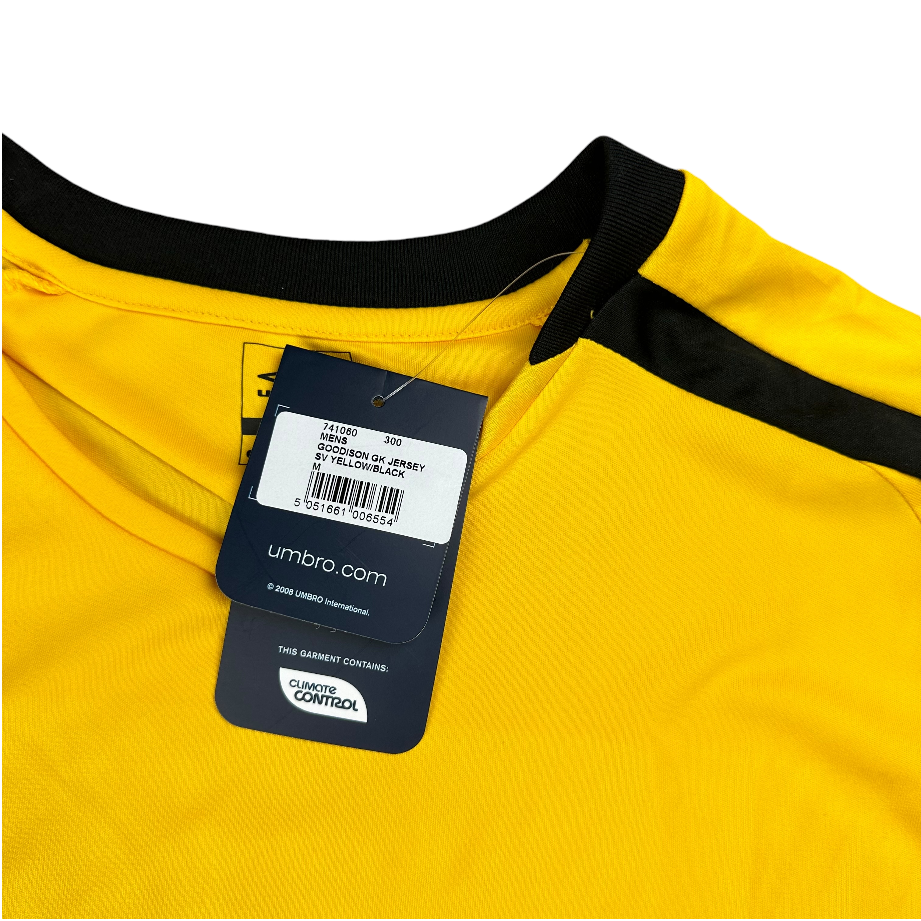 Umbro Yellow No.18 Goalkeeper Jersey BNWT (M)