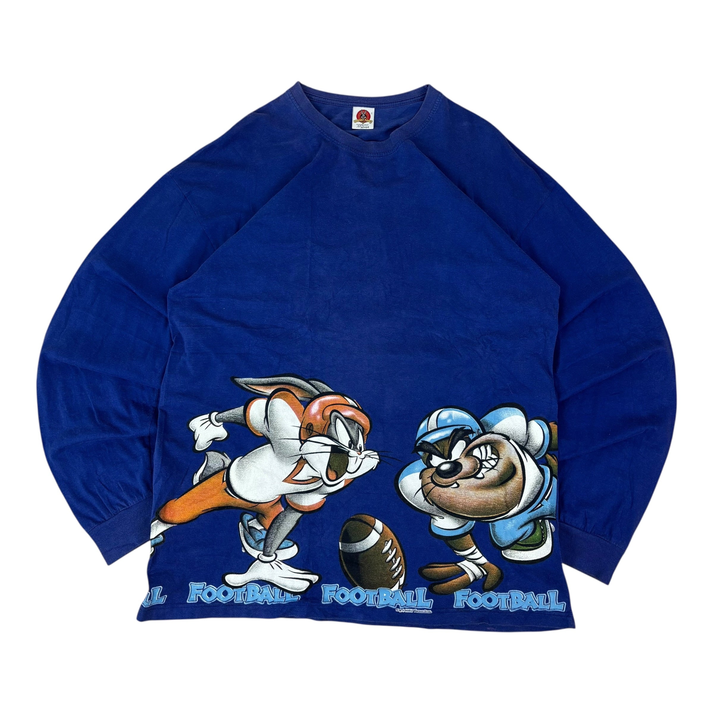 Looney Tunes Football Y2K Graphic LS Tee (L)