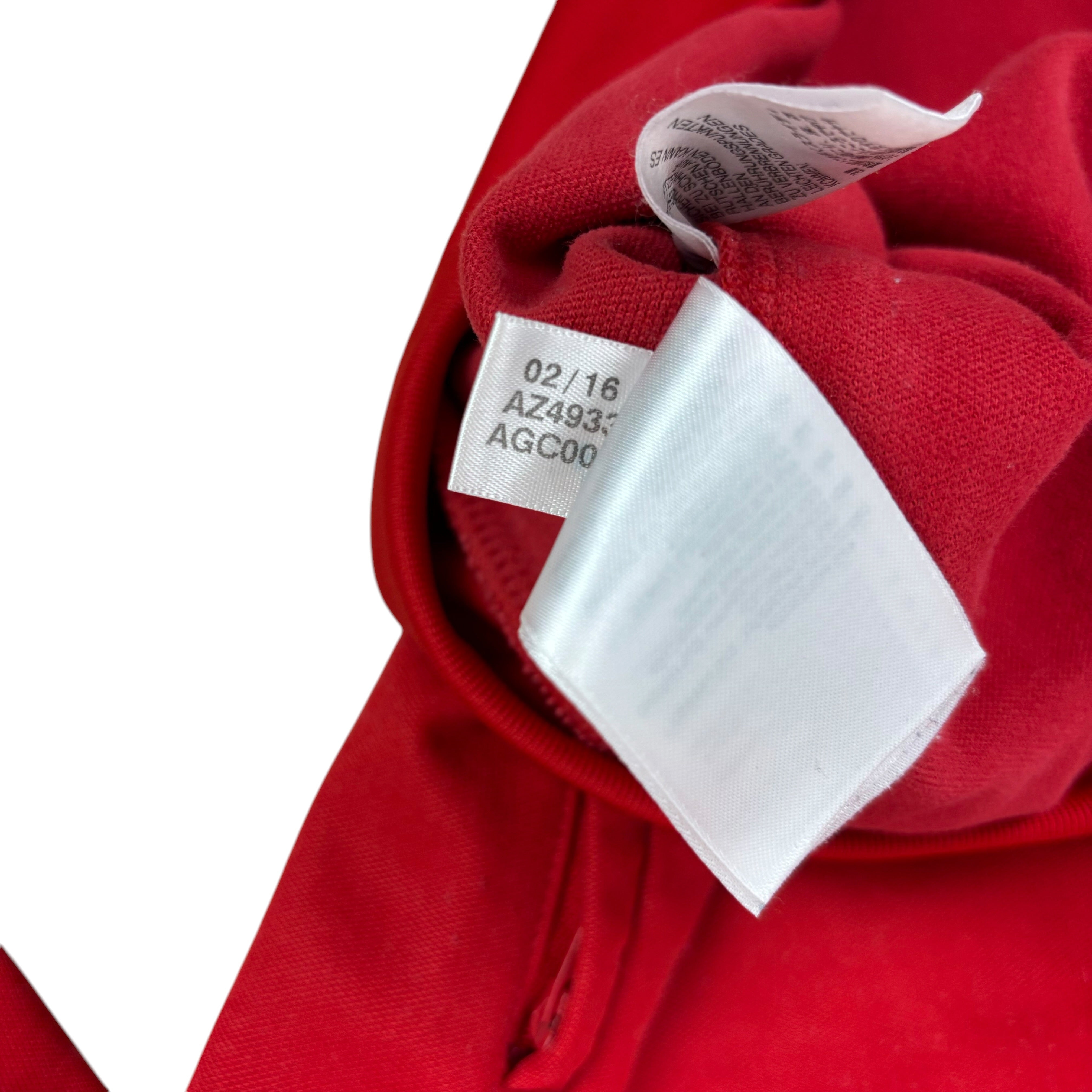 Adidas Y2K Red Logo Track Jacket (S)
