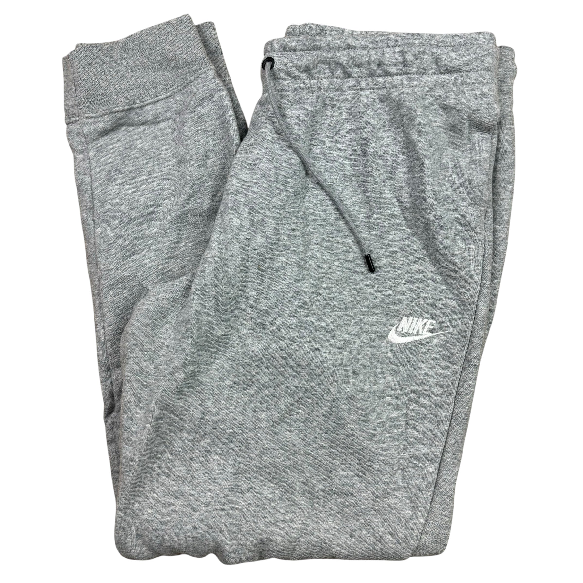 Nike Grey Cotton Logo Track Pants (L)