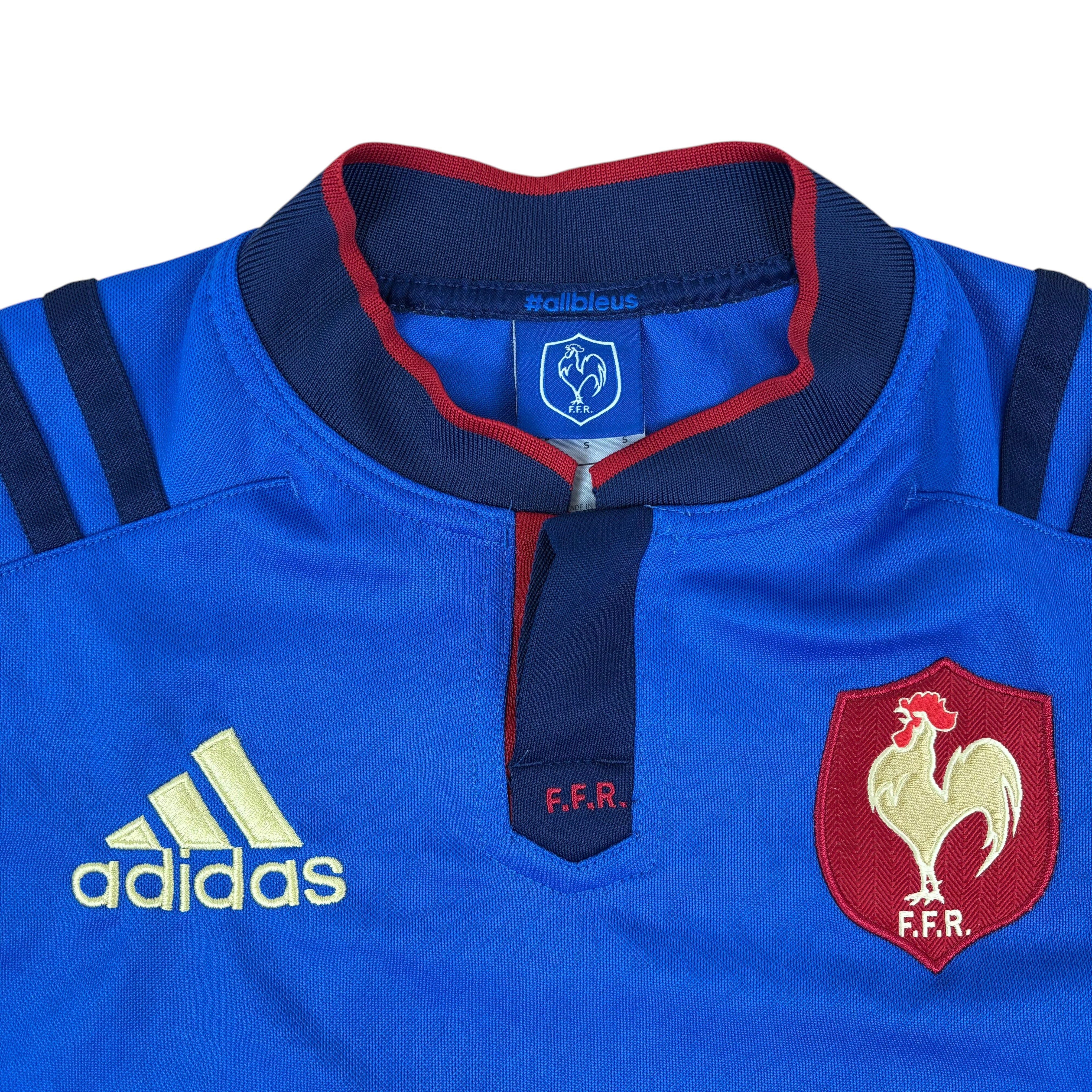 Adidas France Rugby FFR 2014/15 Home Jersey (S)