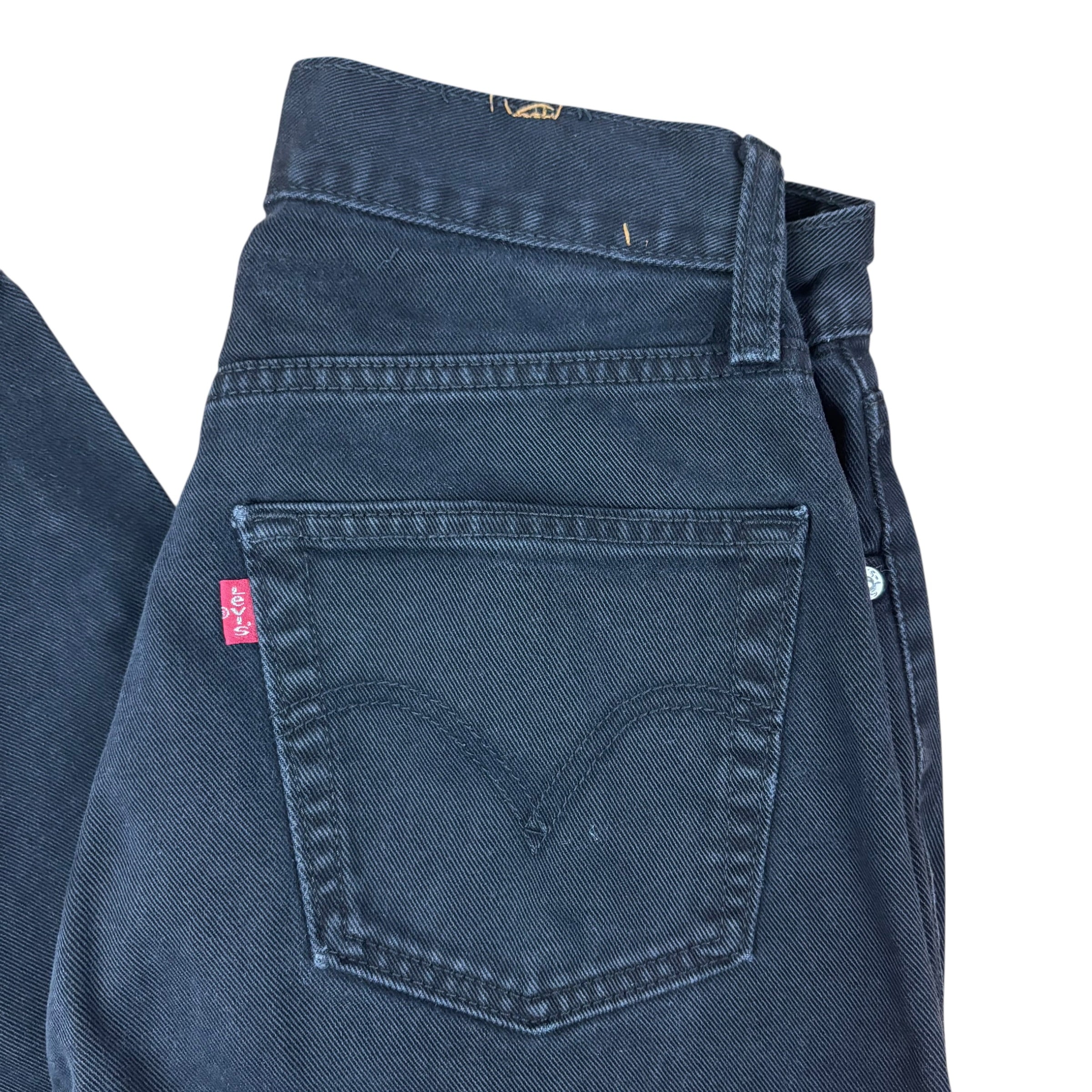 Levi’s Black Straight-Leg Jeans (Women’s S)