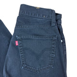 Levi’s Black Straight-Leg Jeans (Women’s S)