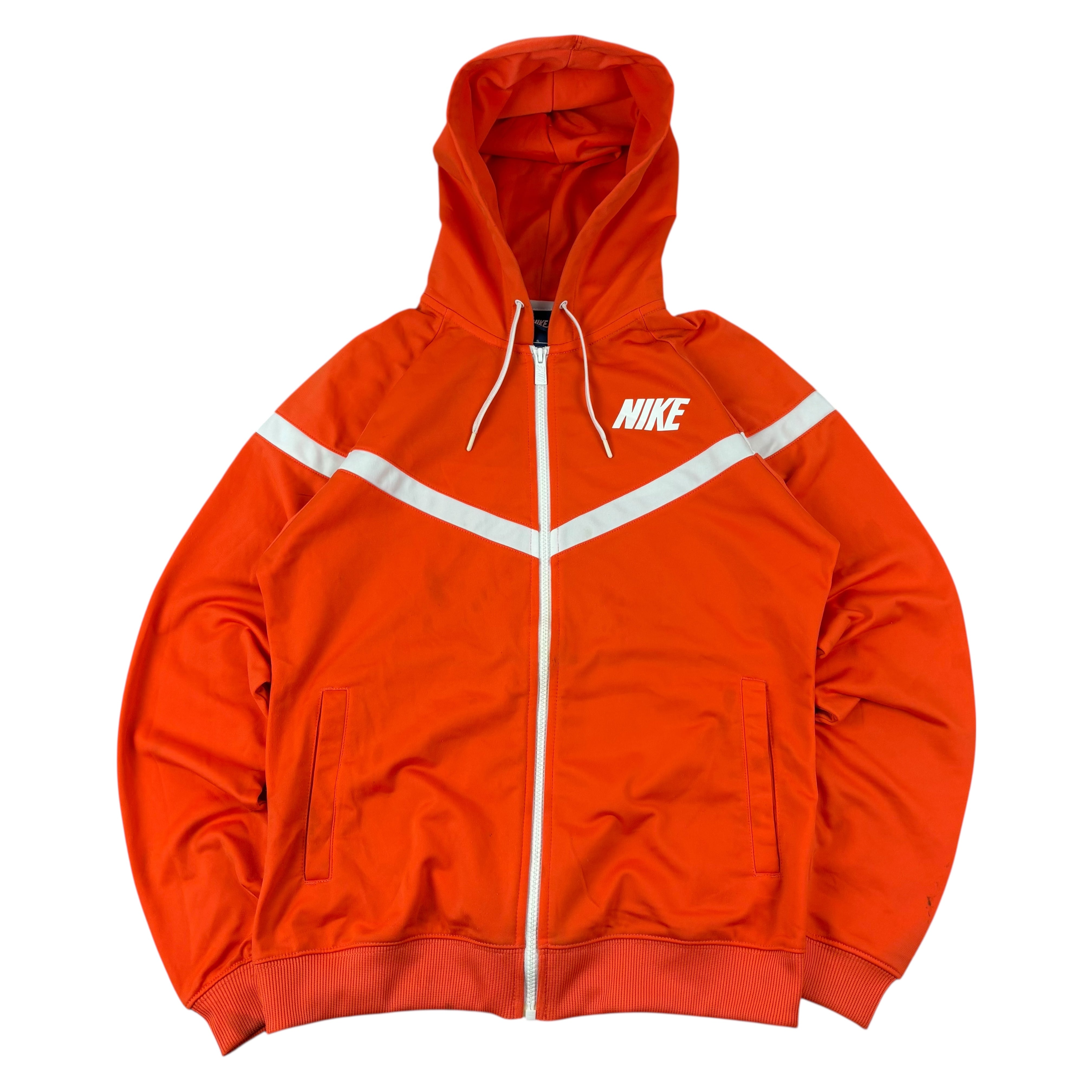 Nike Y2K Orange Logo Hoodie (Women’s L)