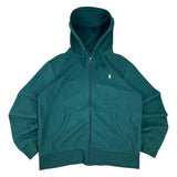 Polo Ralph Lauren Green Double Knit Small Pony Hoodie (M)