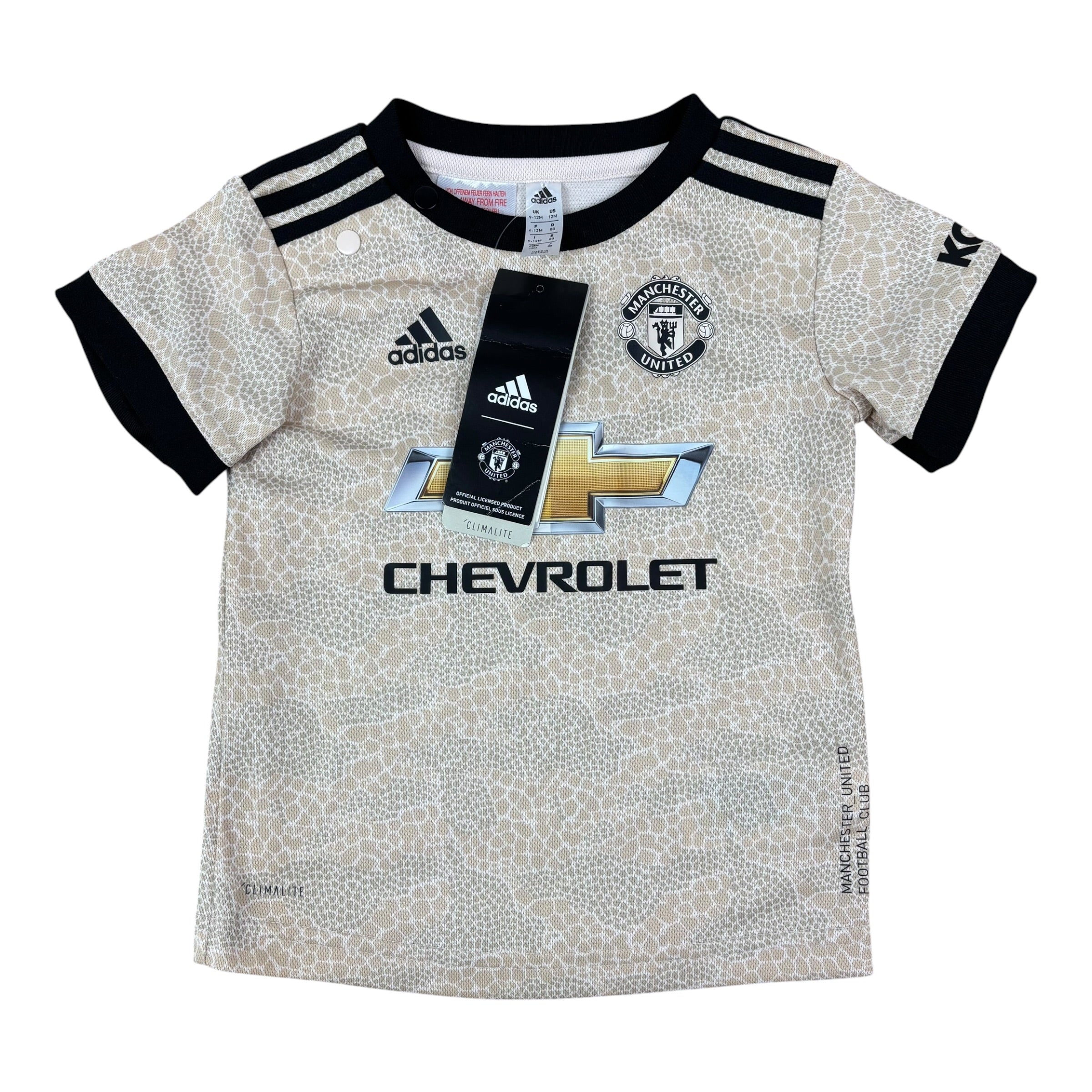 Adidas Manchester United FC 2019/20 Away Jersey BNWT (9-12mnths)