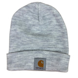 Carhartt Grey Logo Beanie (OS)