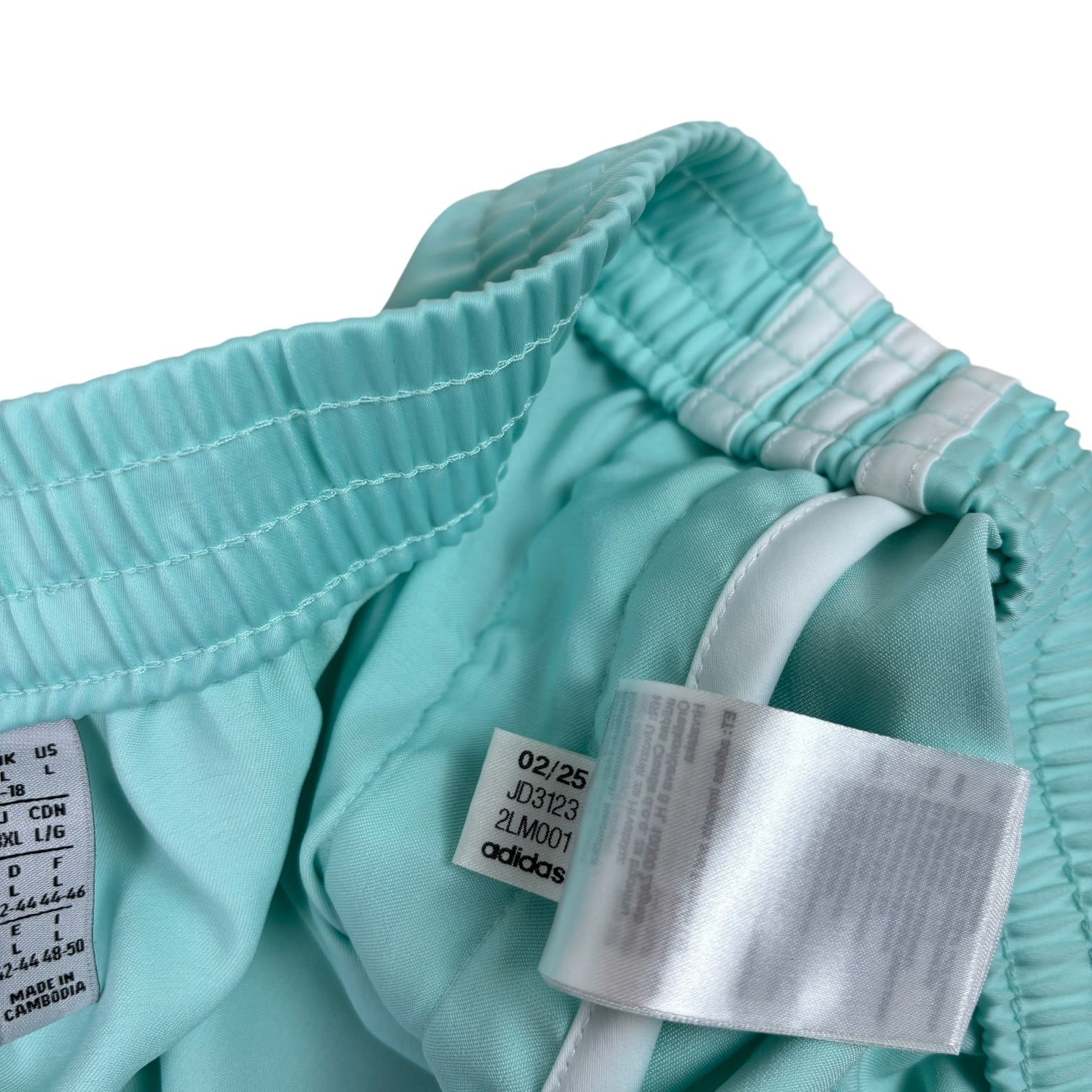 Adidas Baby Blue Sprinter Shorts (Women’s L)