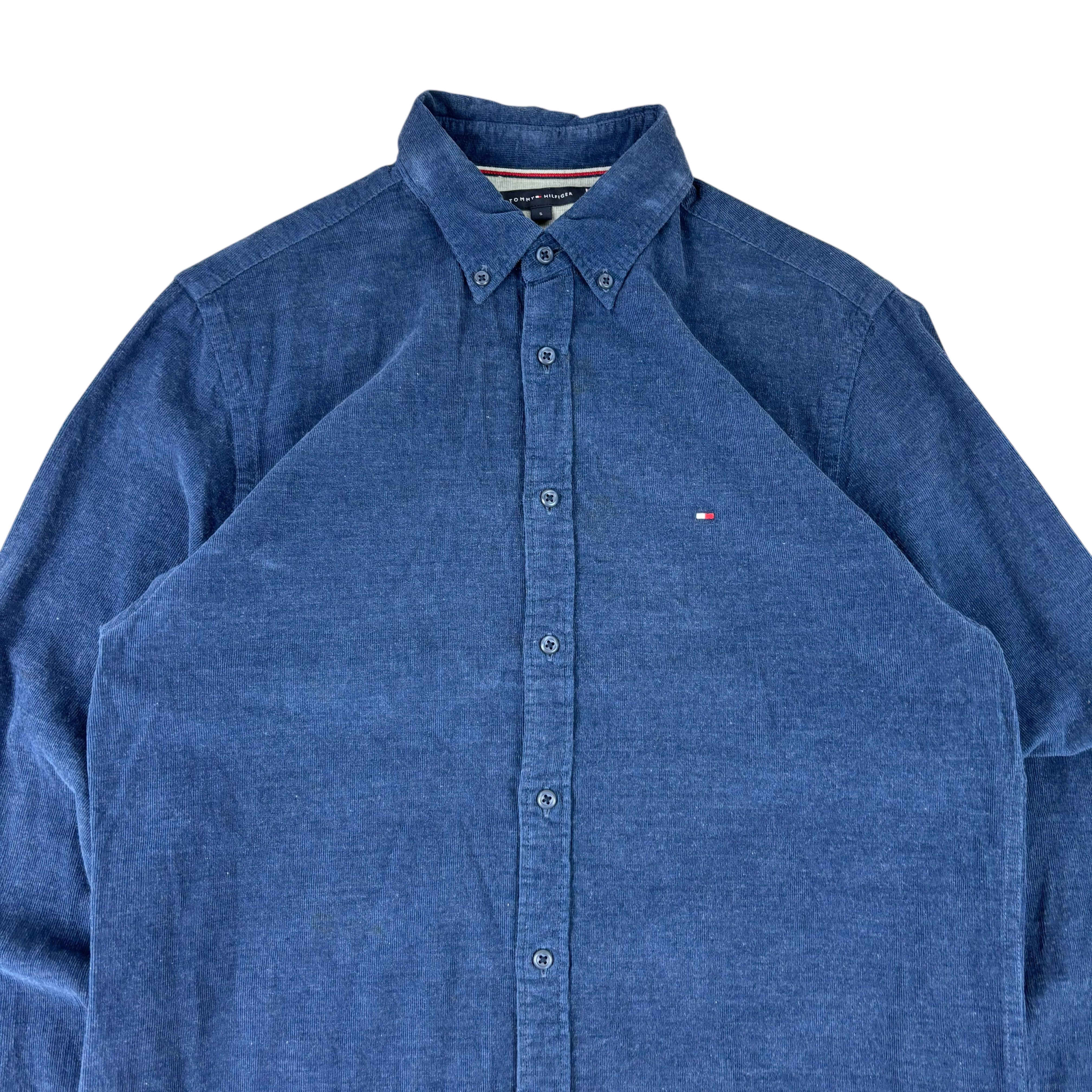 Tommy Hilfiger Navy Corduroy Shirt (S)