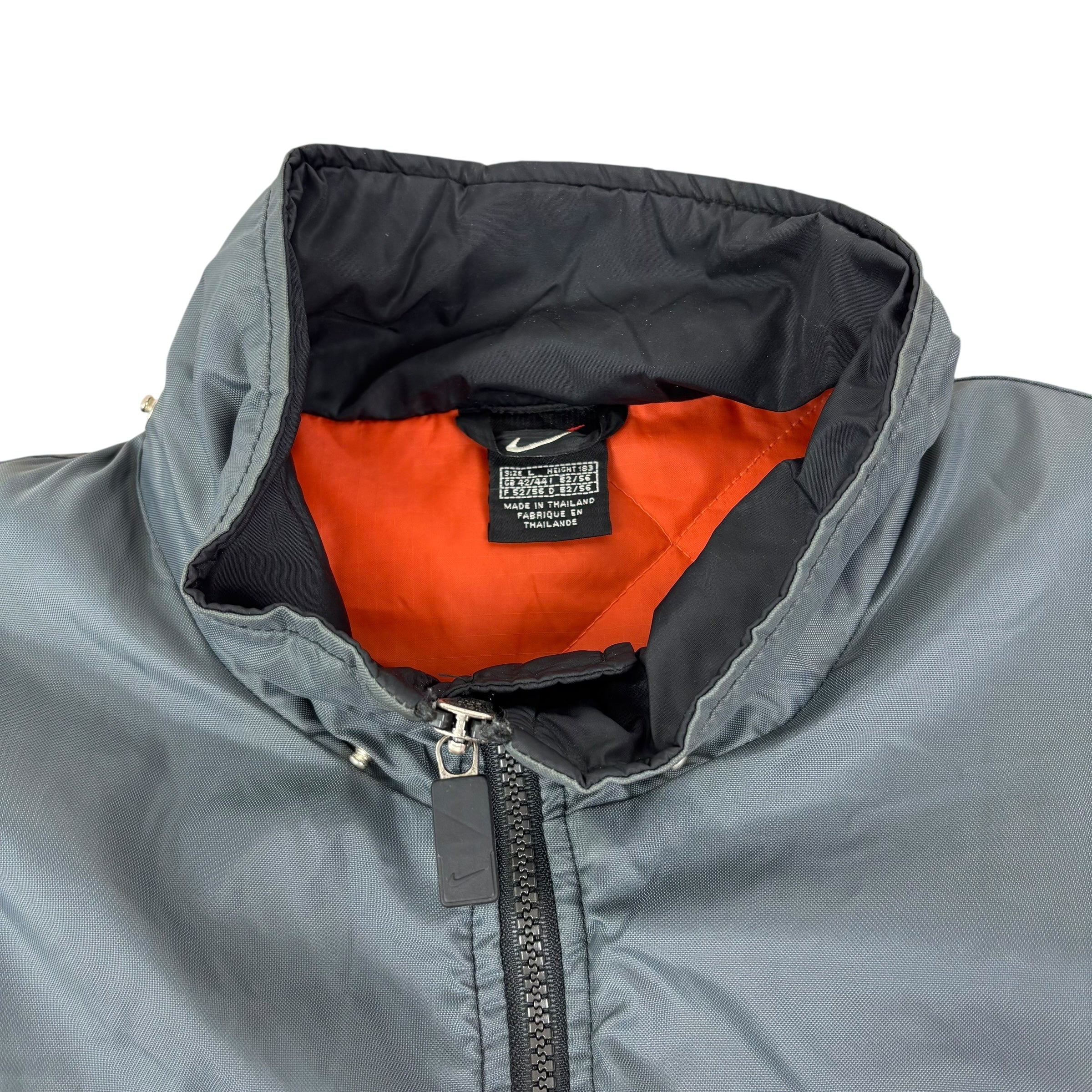 Nike Y2K Spell-Out Quilted Jacket (L)