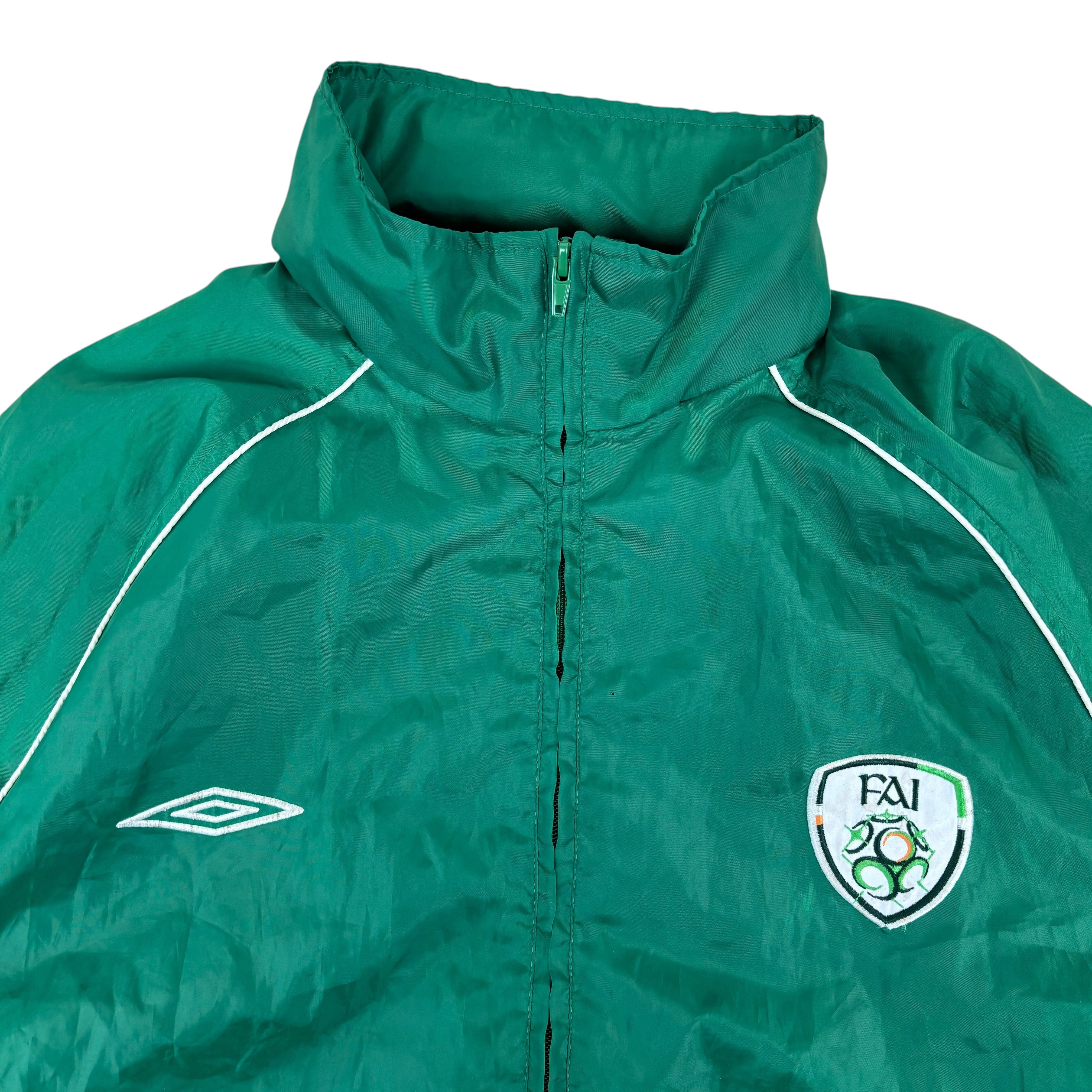 Umbro Ireland Football FAI 1999 Winter Training Camp Windbreaker (M)