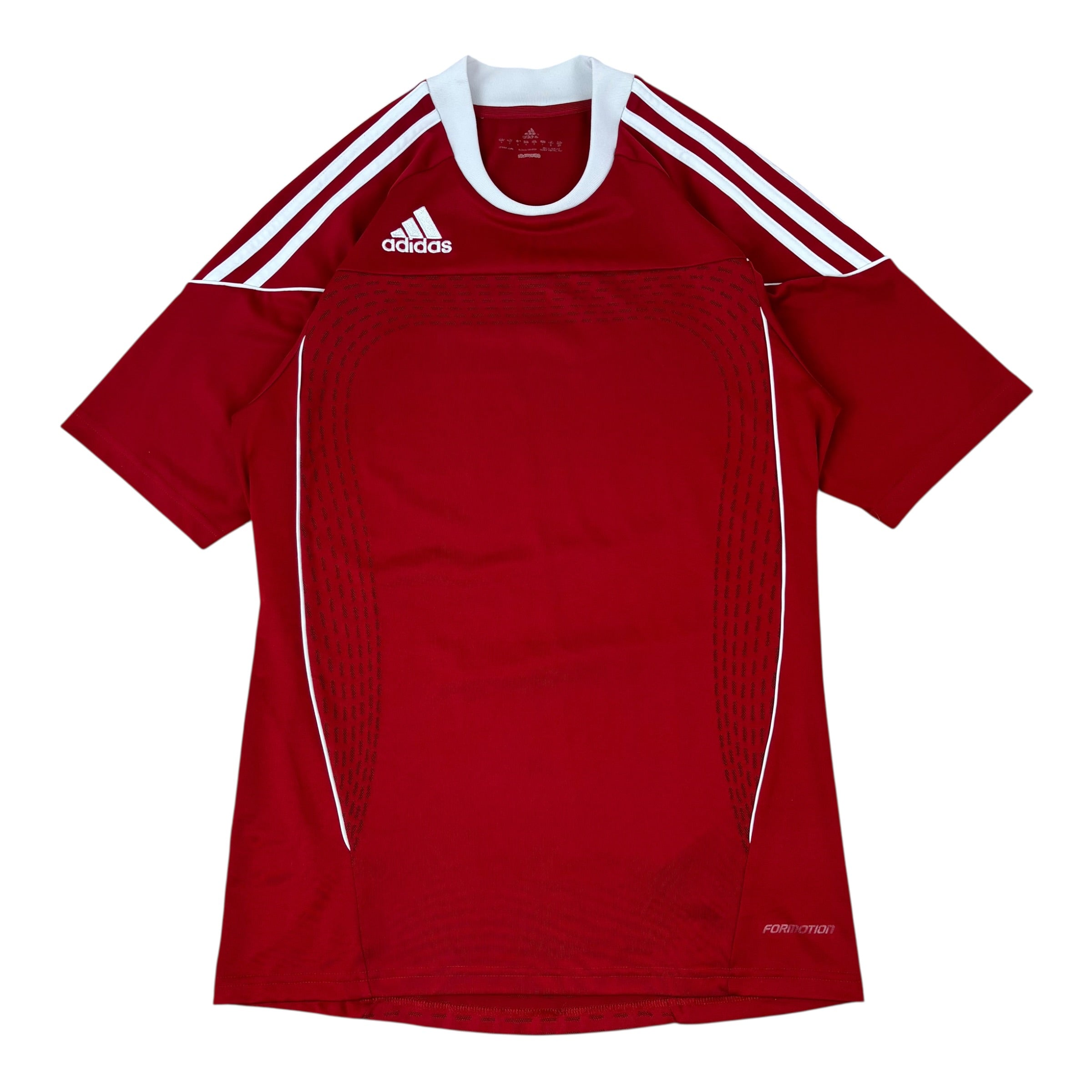 Adidas Red Y2K Logo Tee (S)