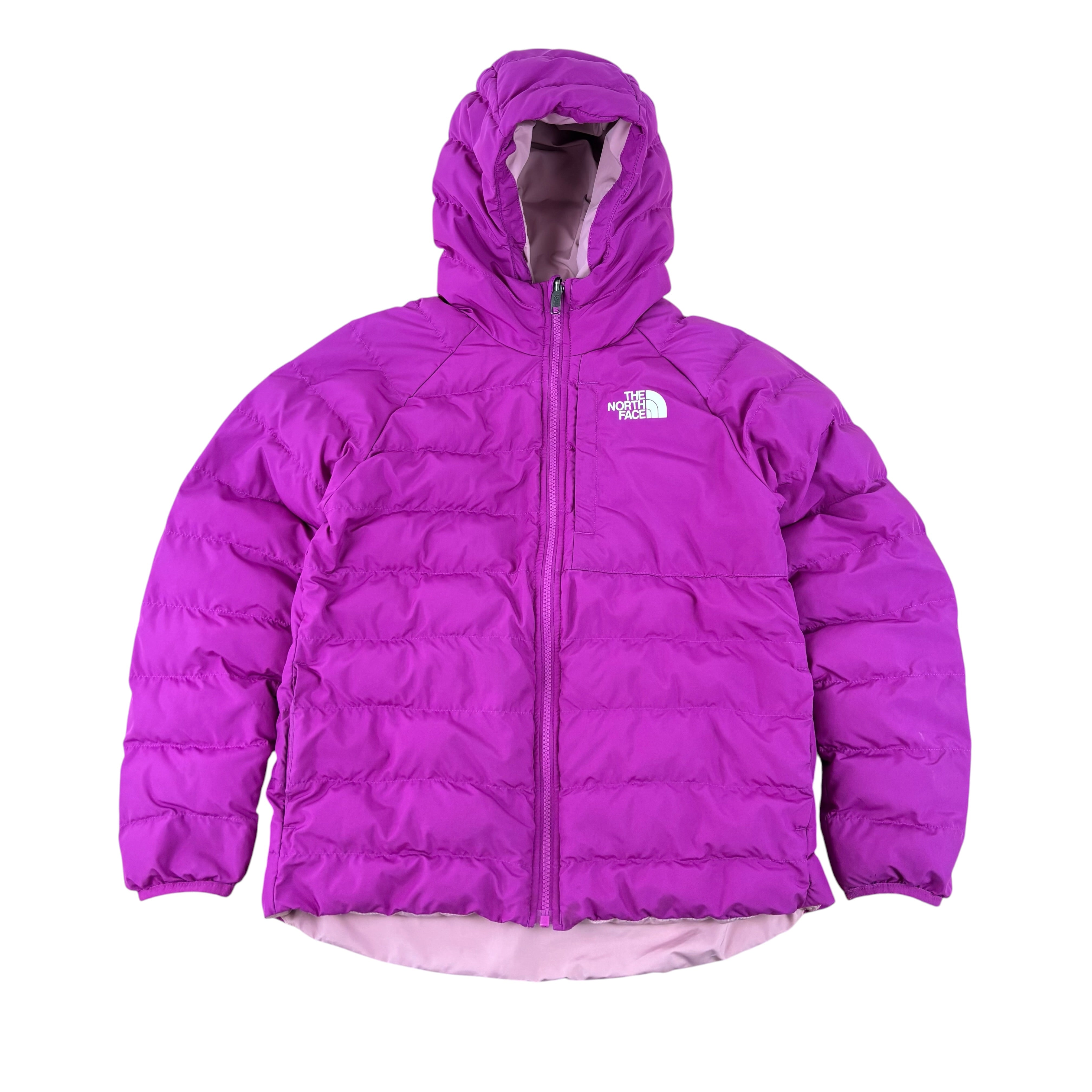 The North Face Pink & Purple Reversible Puffer Jacket (12yrs)