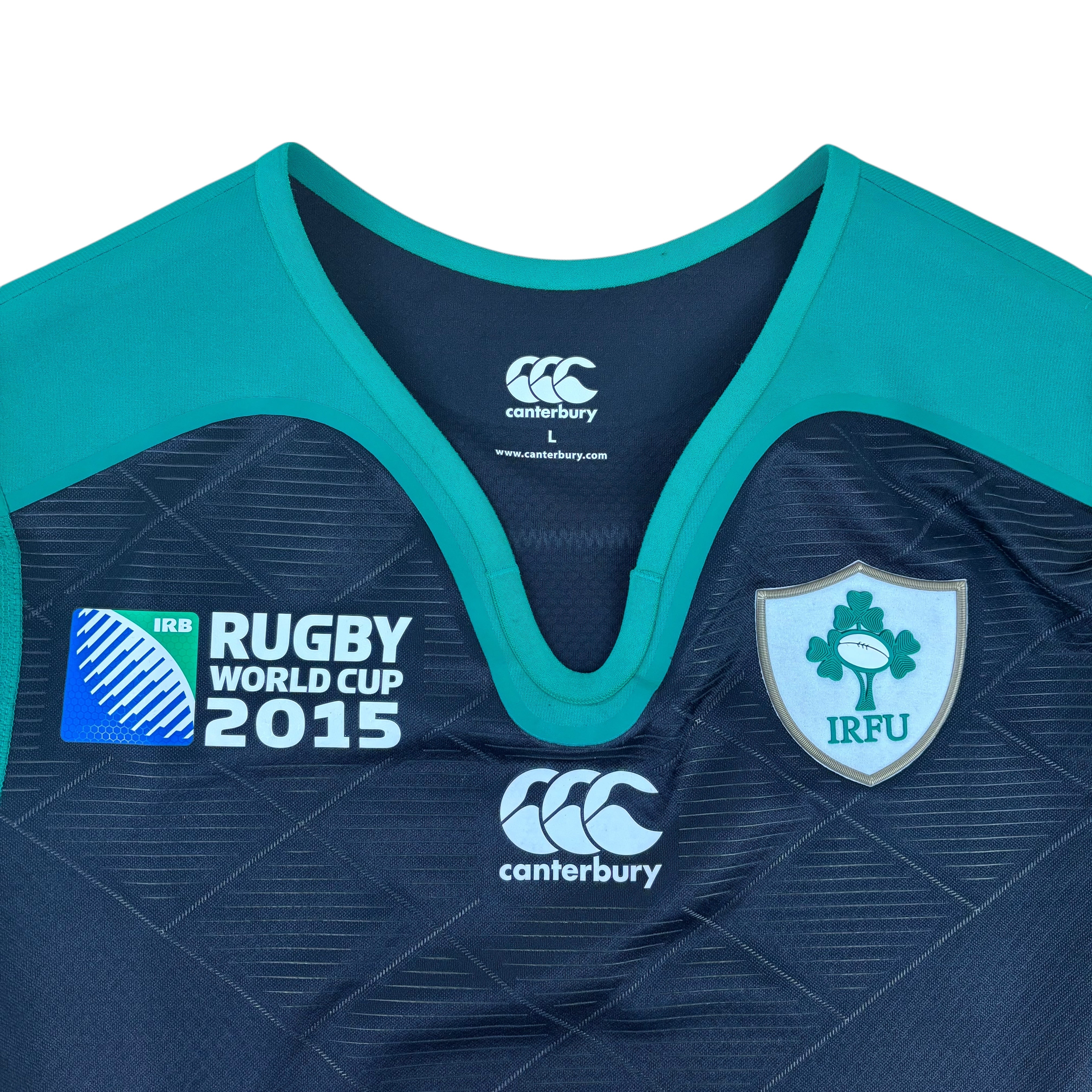 Canterbury Ireland Rugby IRFU 2015 Rugby World Cup Alternate Jersey (L)