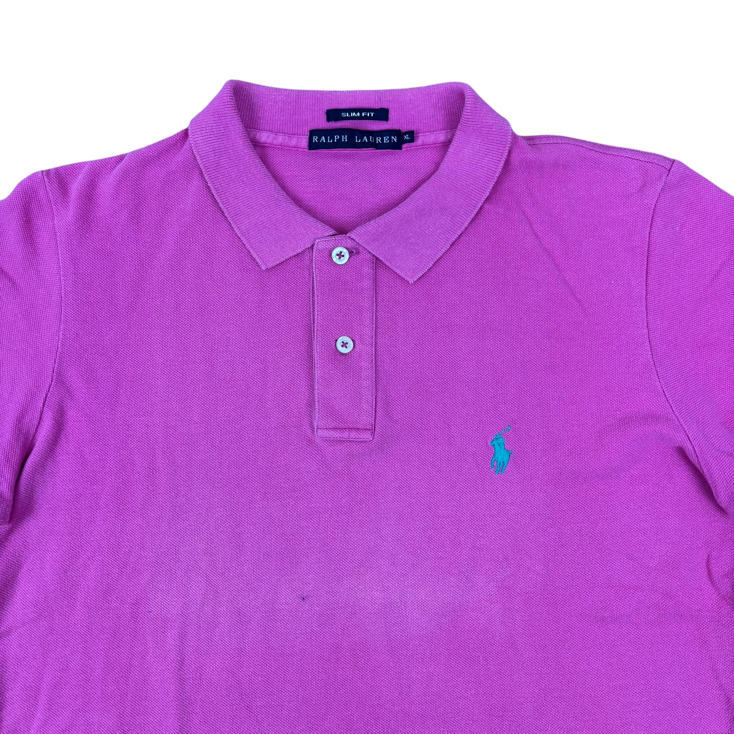 Ralph Lauren Pink Logo Polo Shirt (Women’s XL)