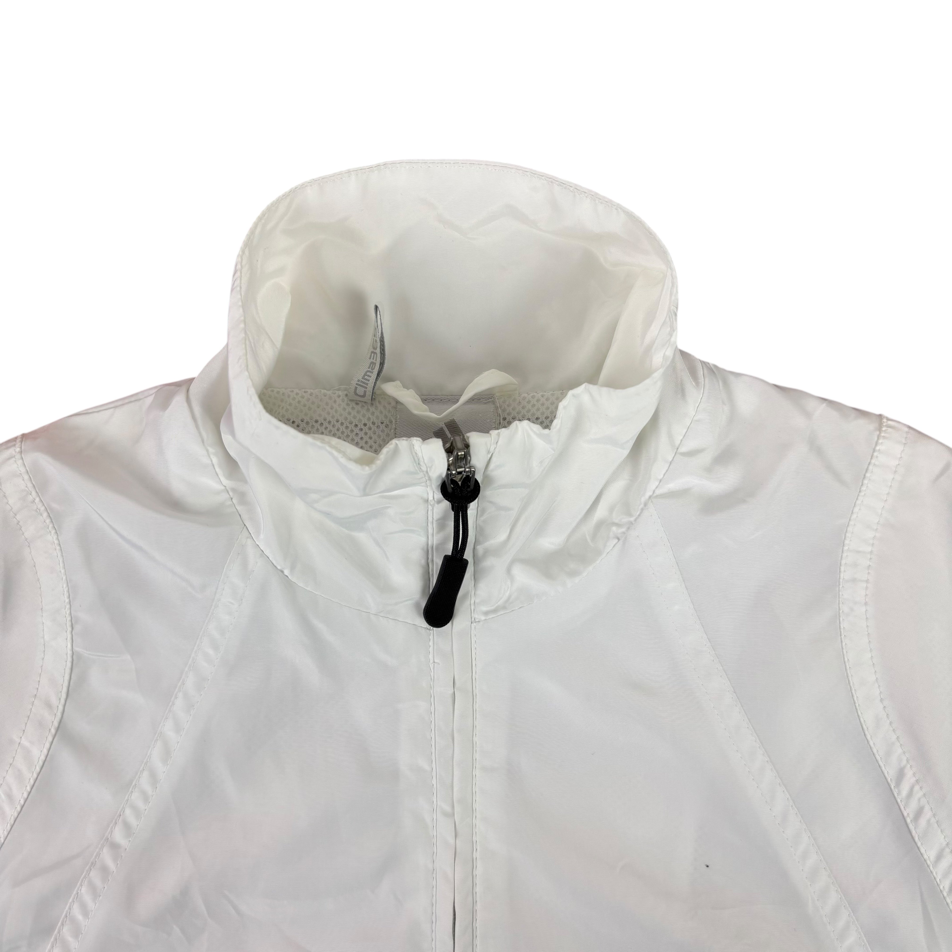 Adidas White Y2K Windbreaker (Women’s S)