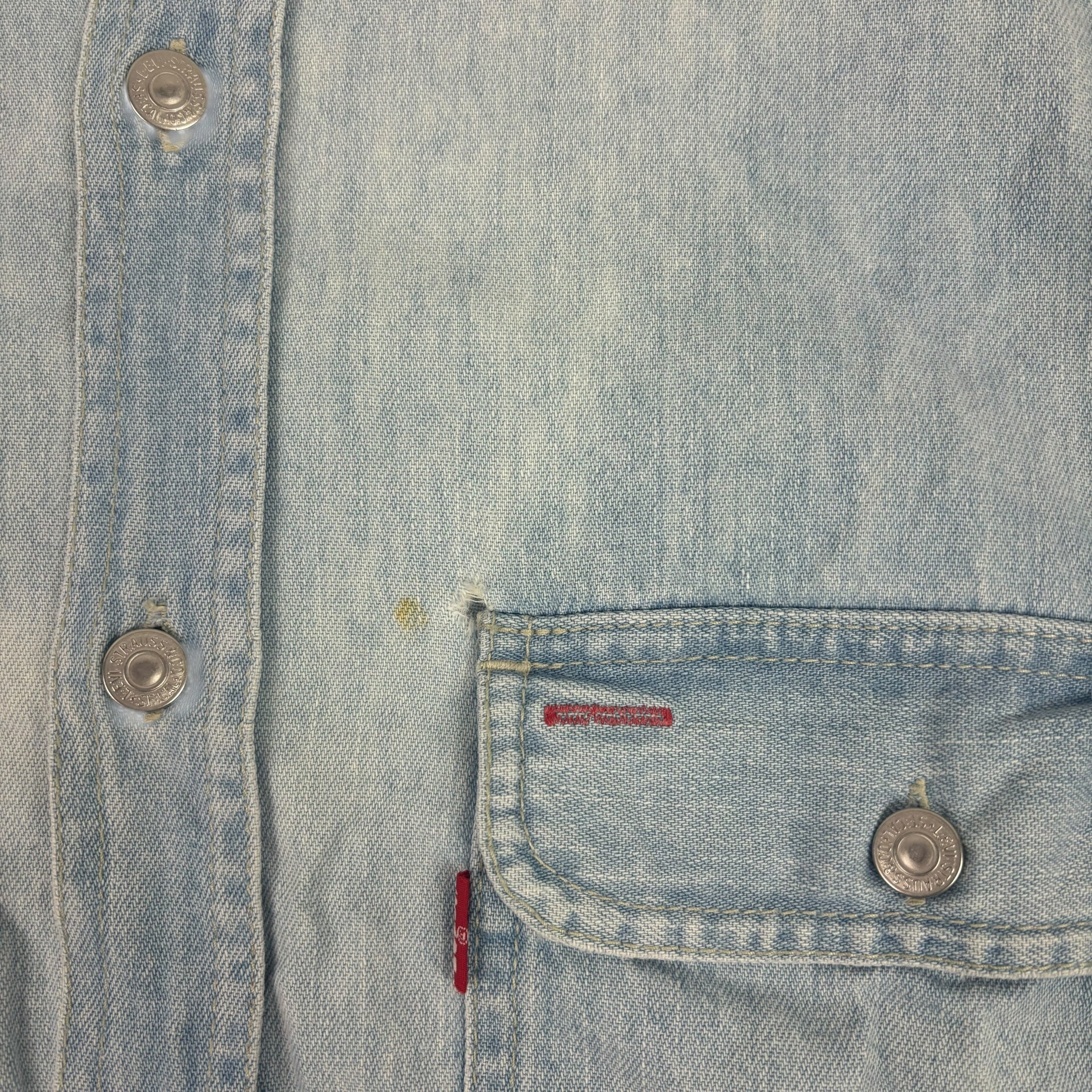 Levi’s Red-Tab Vintage Distressed Denim Shirt (L)
