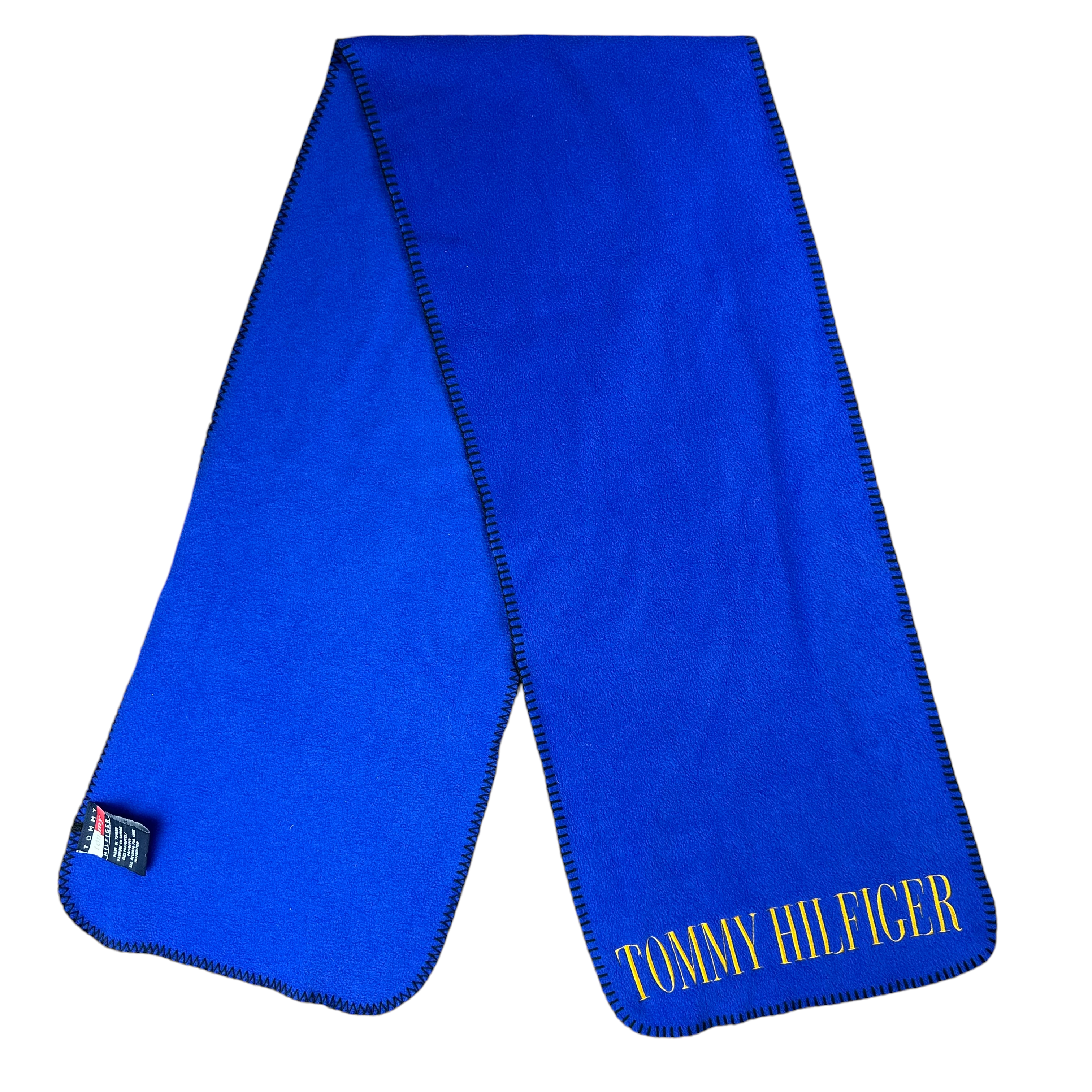 Tommy Hilfiger Royal Blue Micro Fleece Scarf (OS)