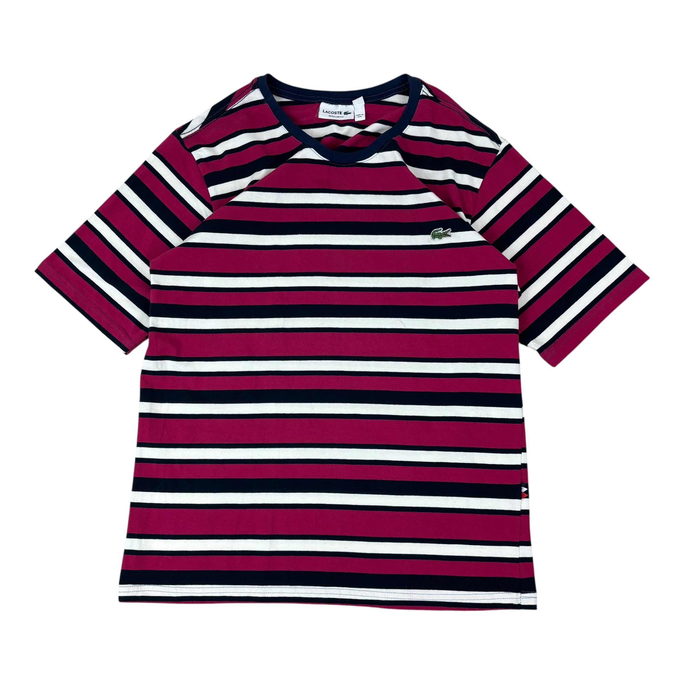 Lacoste Striped Logo Tee (XL)