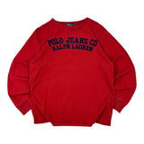 Polo Ralph Lauren Red Spell-Out LS Tee (Women’s M)