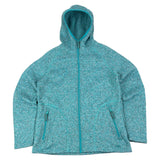 Mountain Warehouse Turquoise Knit Fleece Hoodie (Women’s L)