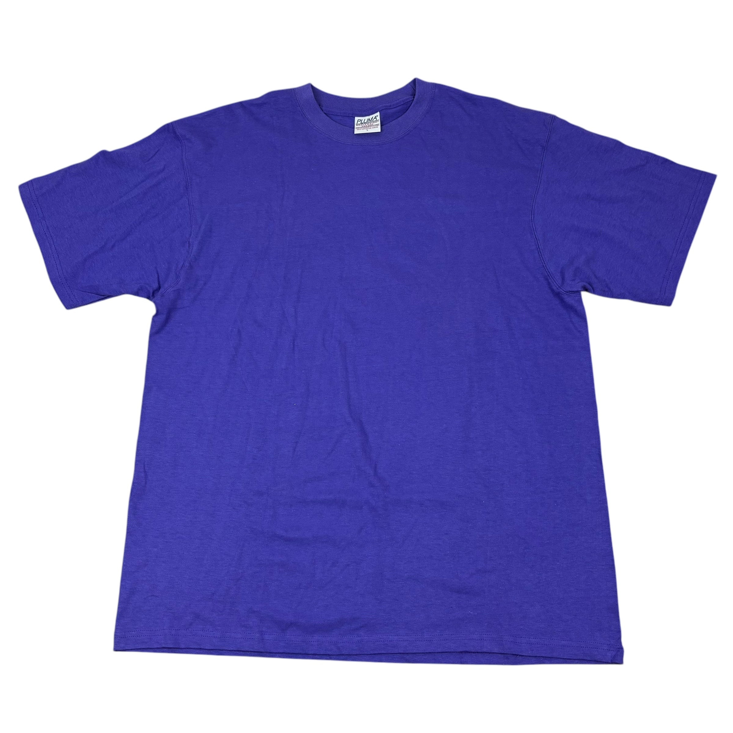 Pluma Purple Oversized Heavyweight Cotton Tee (L)
