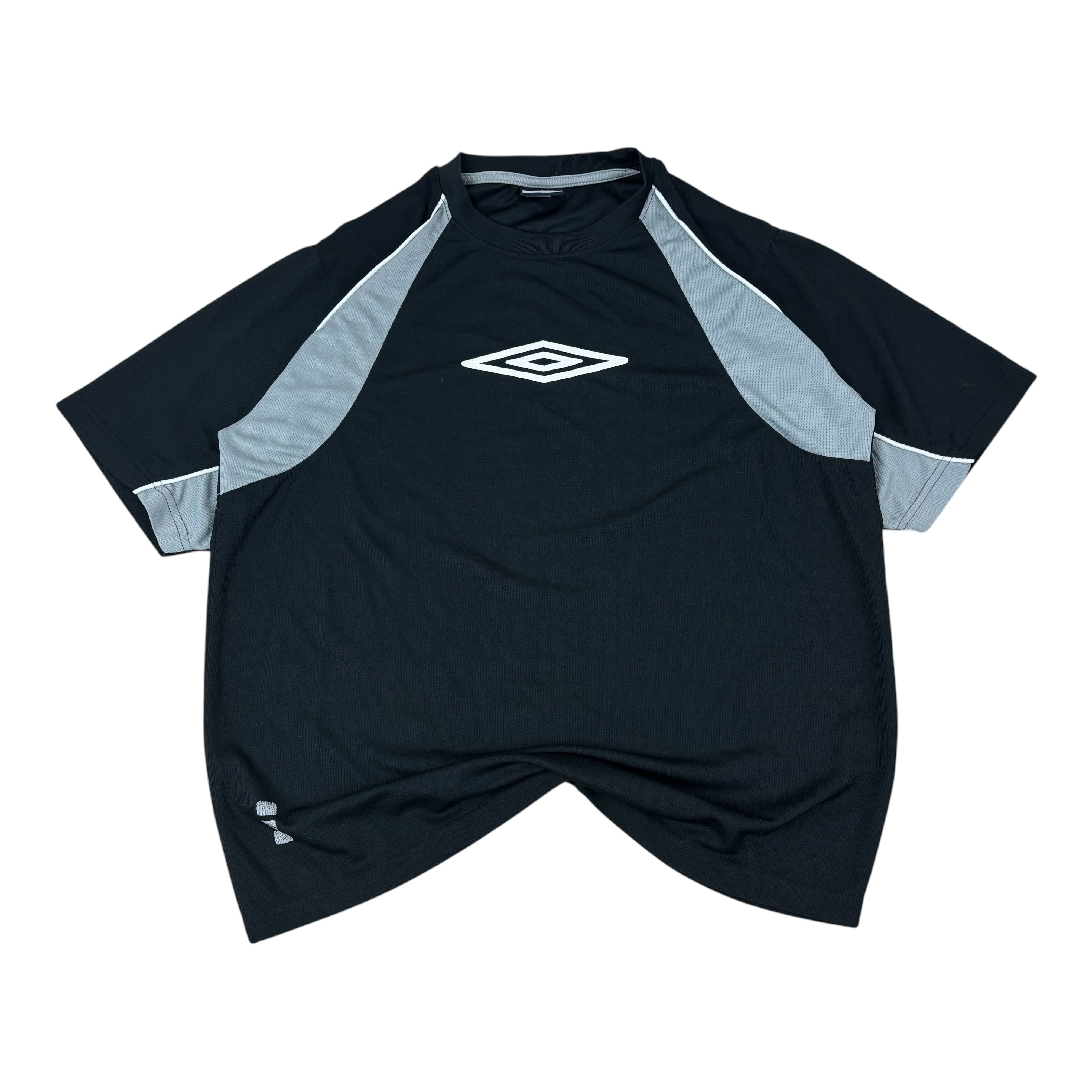 Umbro Black Y2K Logo Tee (S)