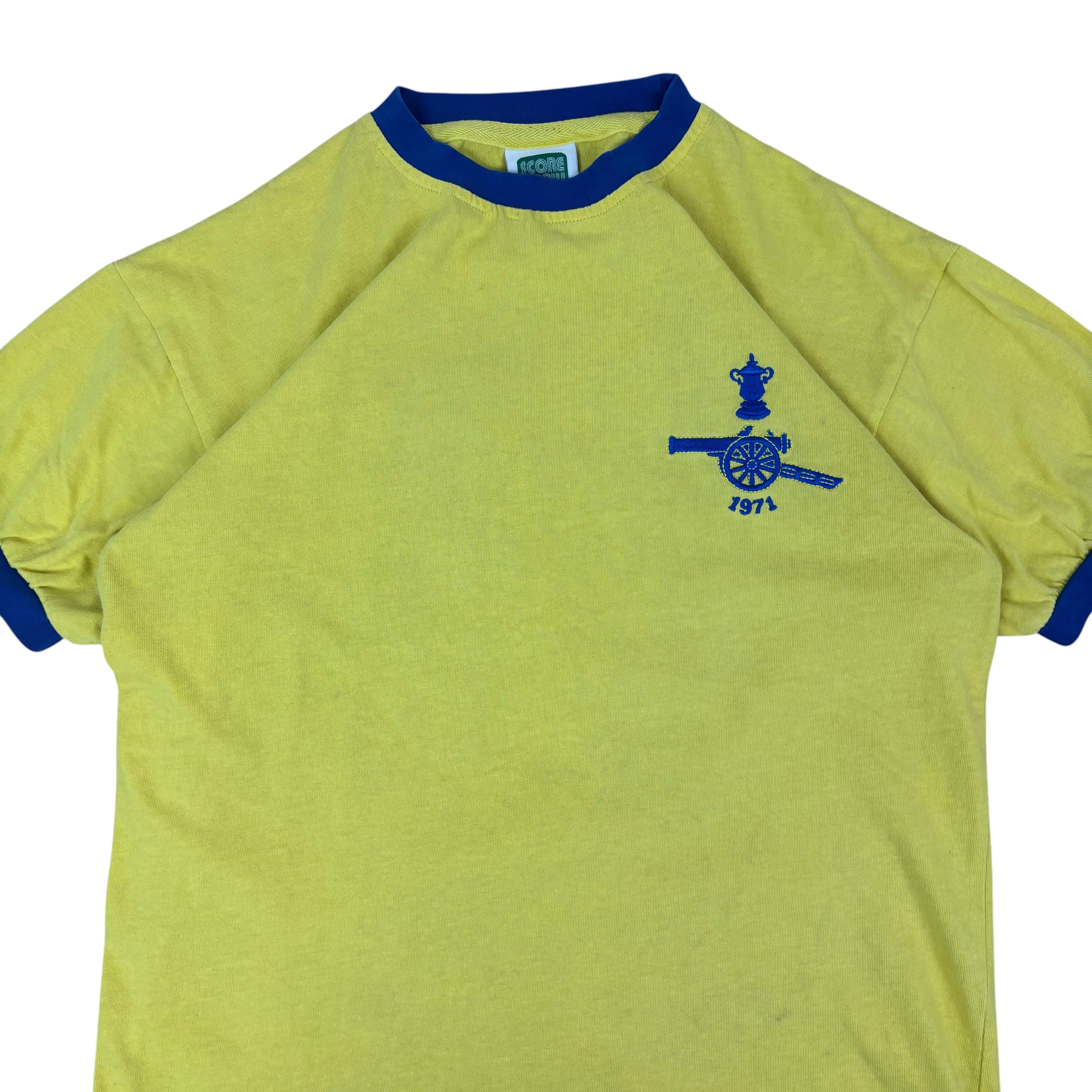 ScoreDraw Arsenal FC 1971 FA Cup No.11 Official Retro Away Jersey (S)