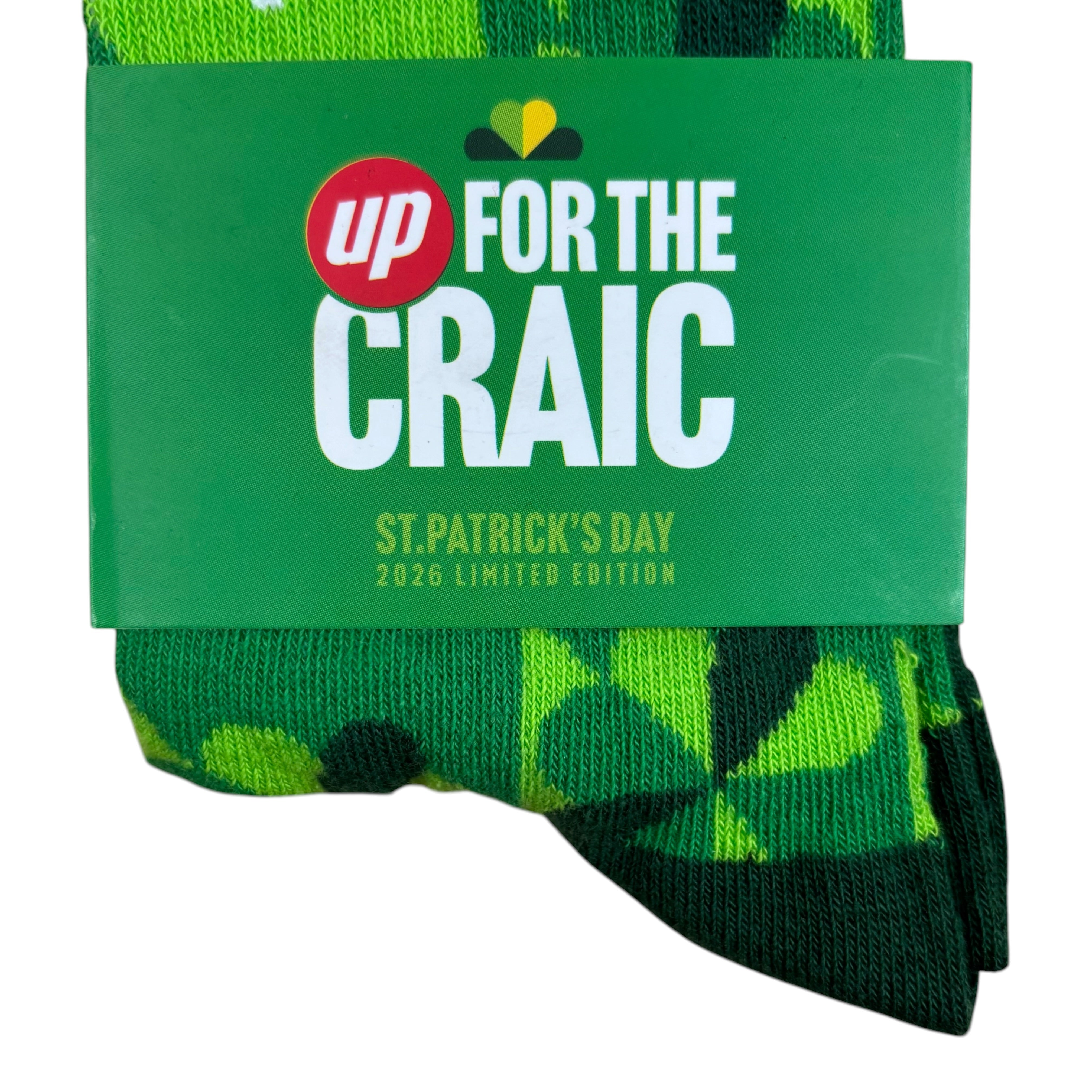 7up “Up for the Craic” St. Patrick’s Day Socks (M)