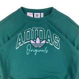 Adidas Originals Green Trefoil Sweater (9-10yrs)