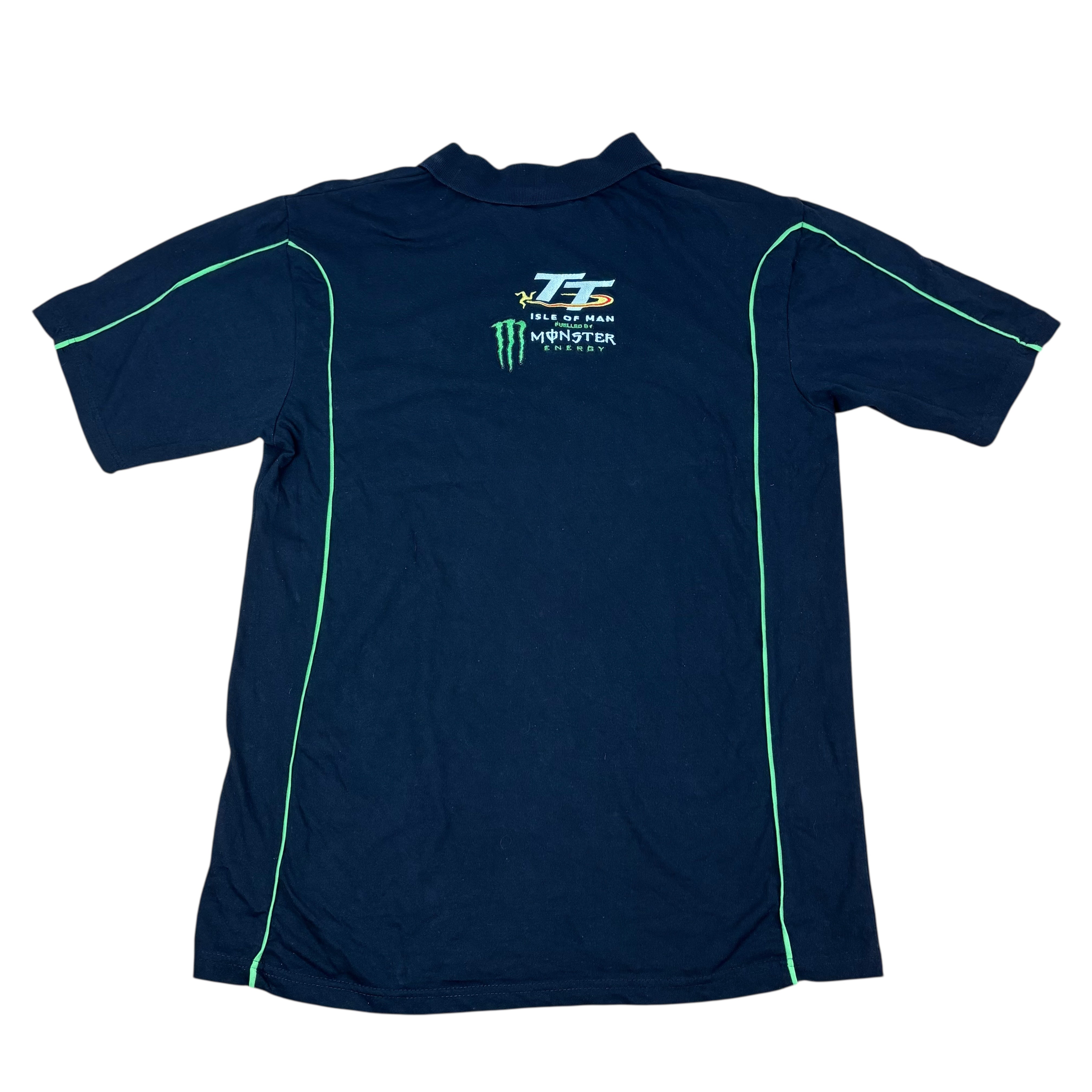 Isle of Mann TT Road Races Monster Racing Polo Shirt (L)