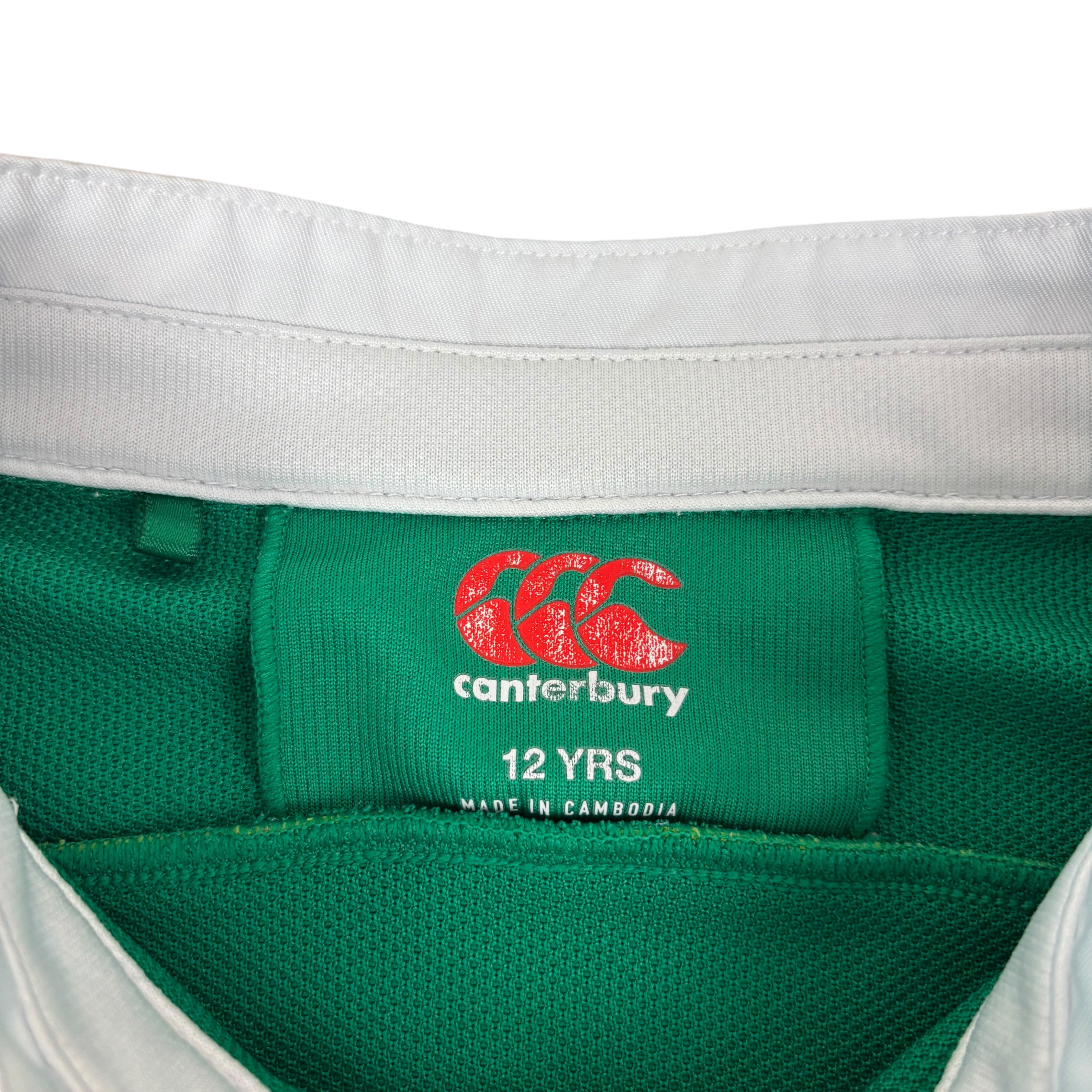 Canterbury Ireland Rugby IRFU 2016/17 Home Jersey (12yrs)
