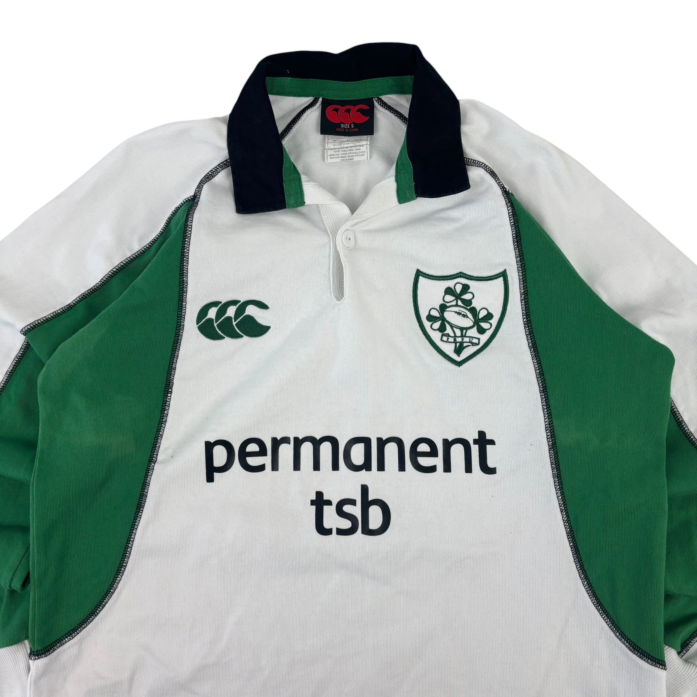 Canterbury Ireland Rugby IRFU 2004/05 Away LS Jersey (S)