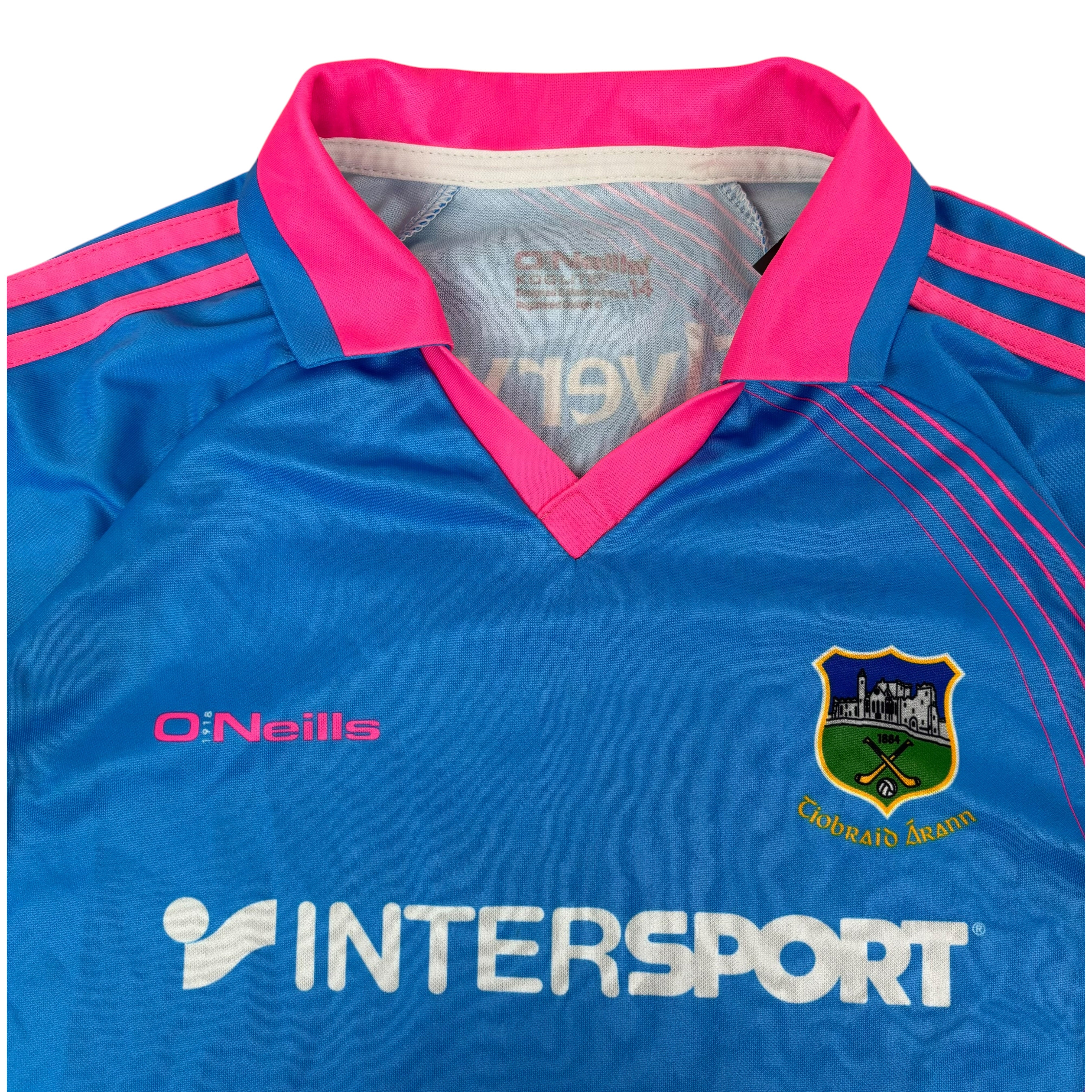 O’Neills Tipperary GAA 2017/18 Pink Home Jersey (Women’s L)