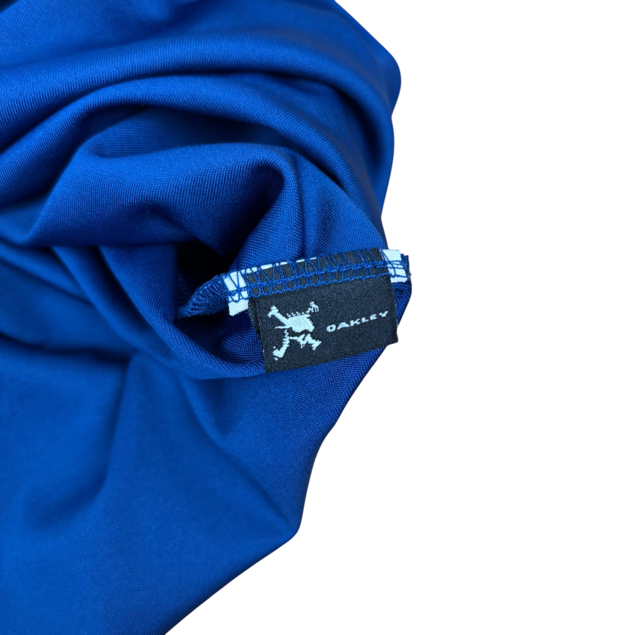 Oakley Y2K Blue Golf Polo Shirt (L)