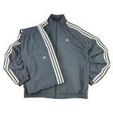 Adidas Performance Essentials Grey Y2K Windbreaker Tracksuit (M)