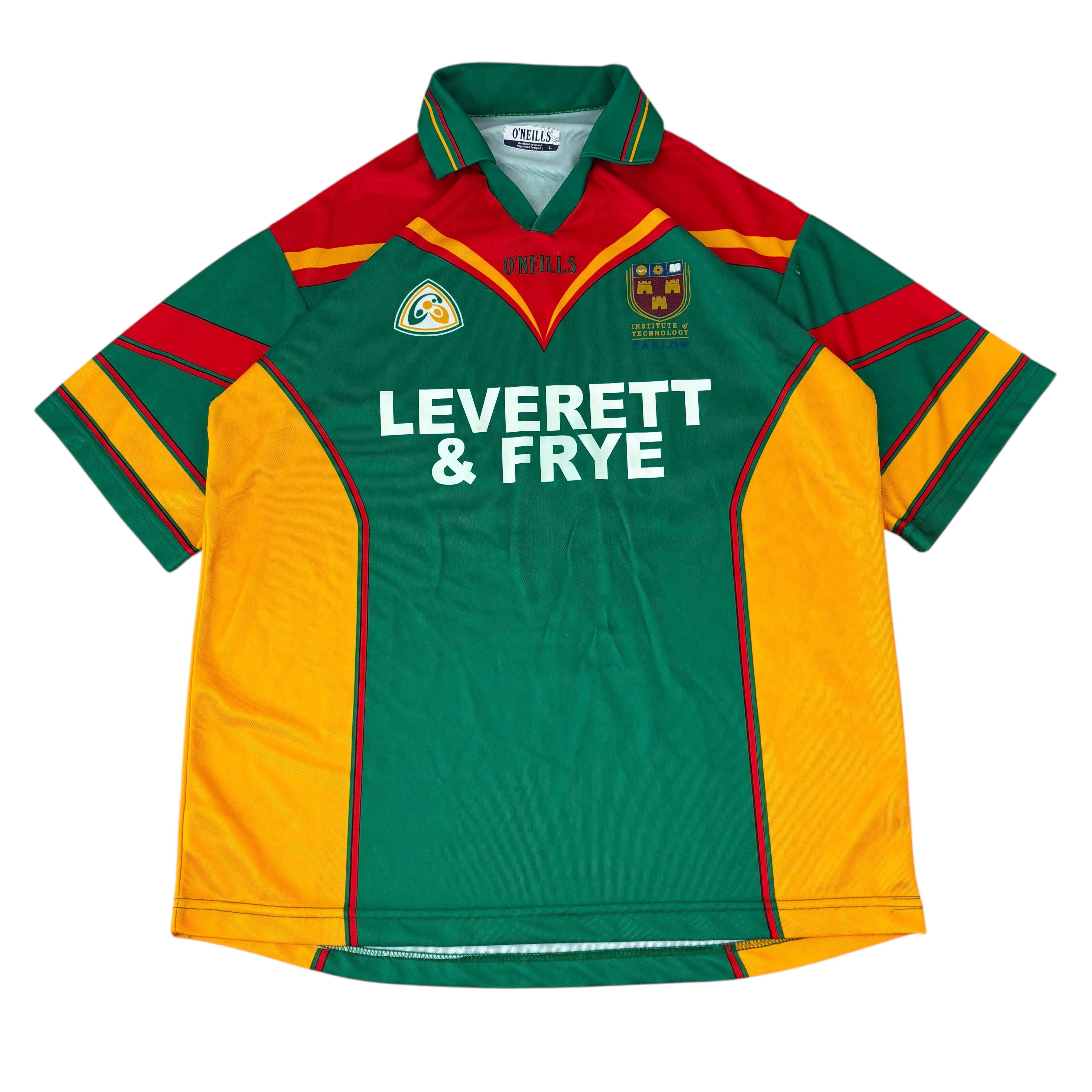 O’Neills IT Carlow GAA 2002/04 No.22 Home Jersey & Shorts (L)