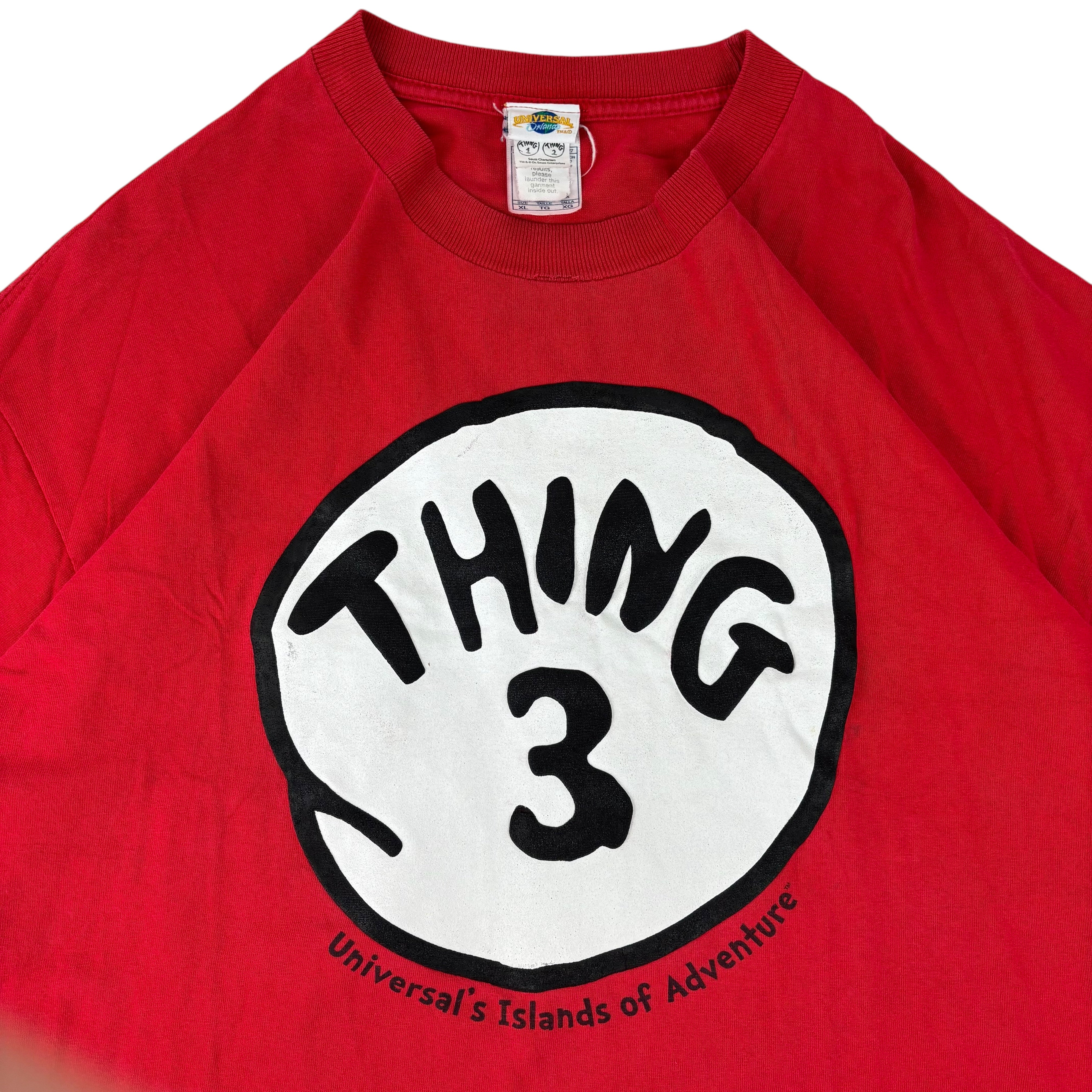 Universal Studios Orlando Dr. Seuss Thing 3 Y2K Graphic Tee (XL)