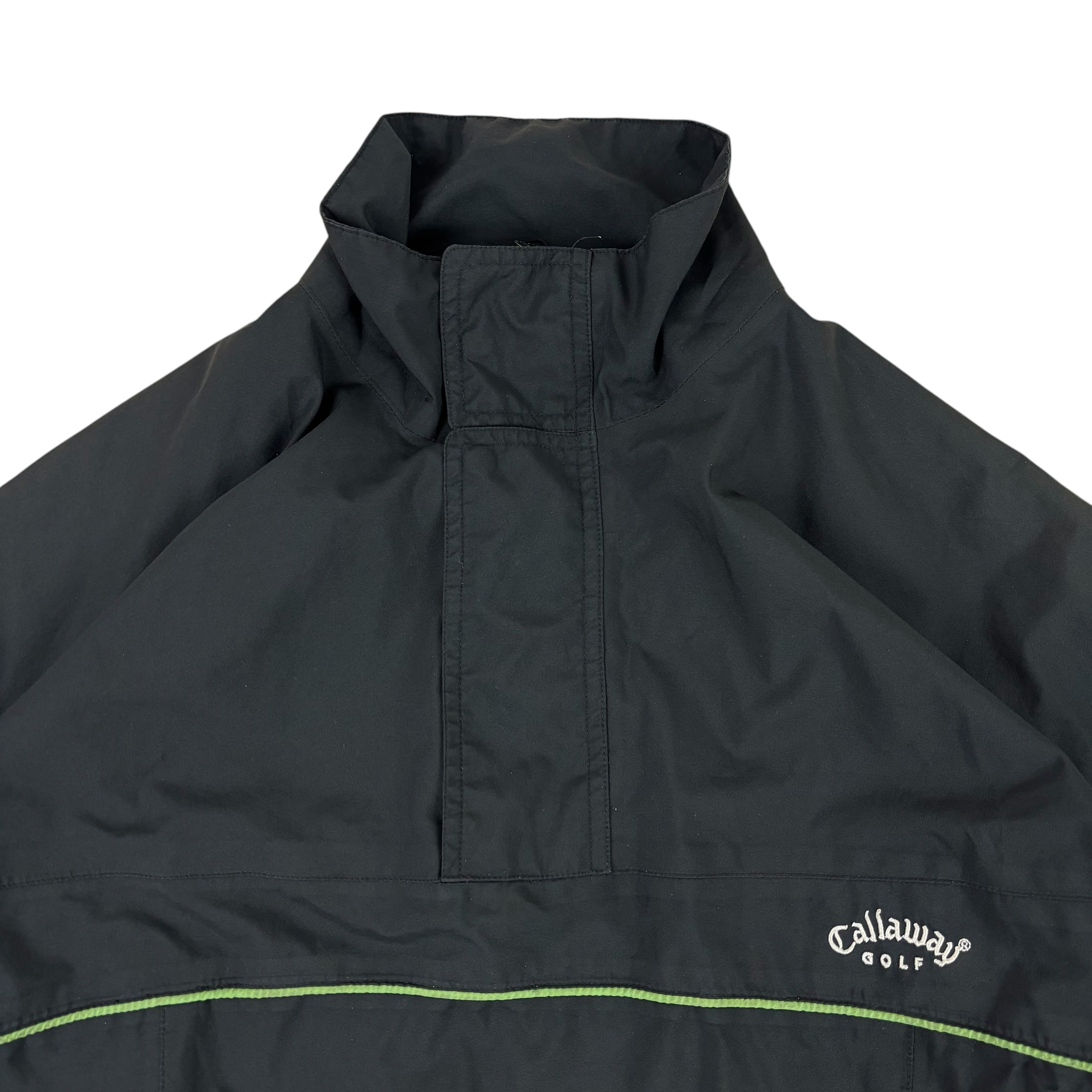Callaway Golf Black Q-Zip Windbreaker (M)
