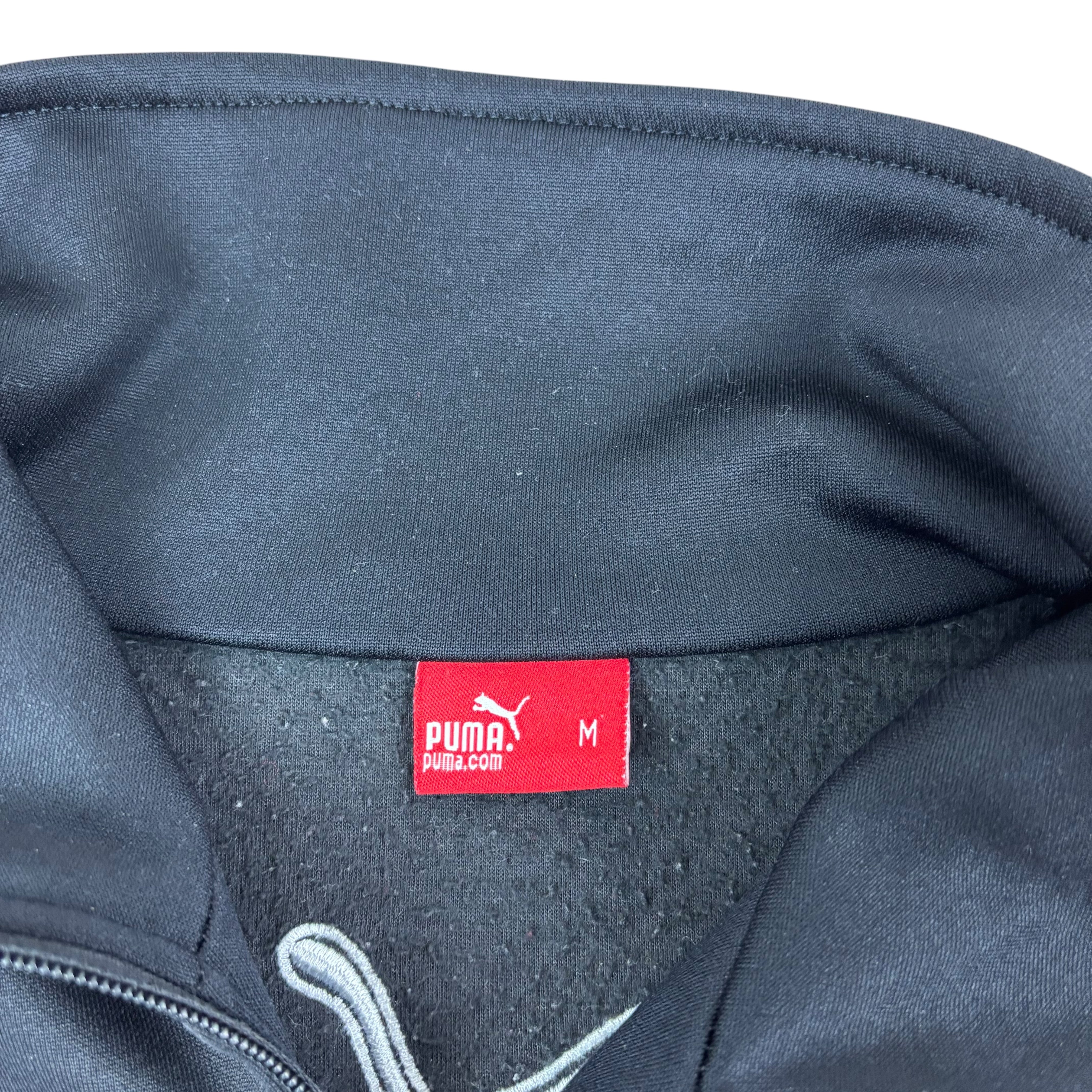 Puma Black Cropped Track Jacket (Women’s M)