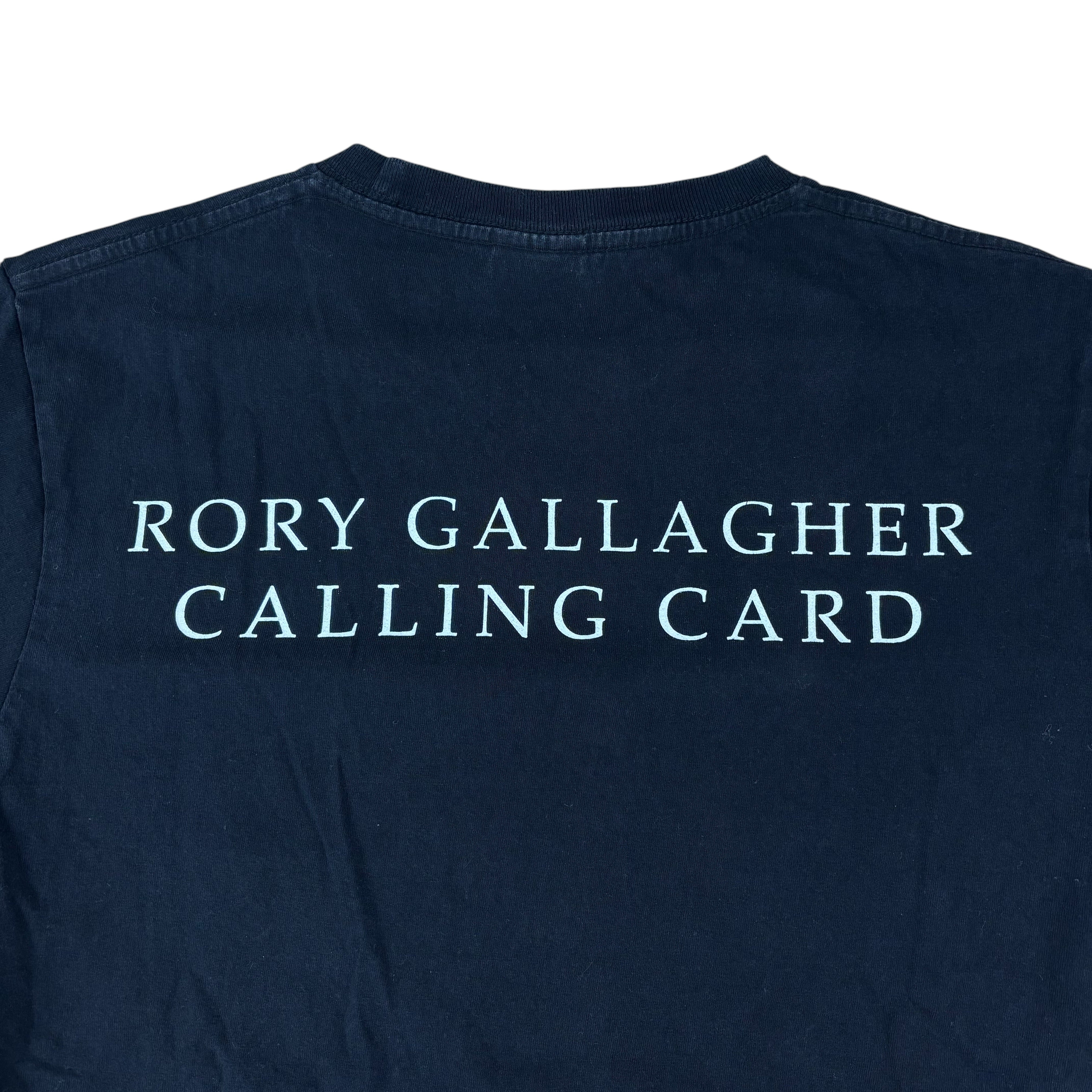 Rock@Tees Rory Gallagher Calling Card Graphic Tee (M)