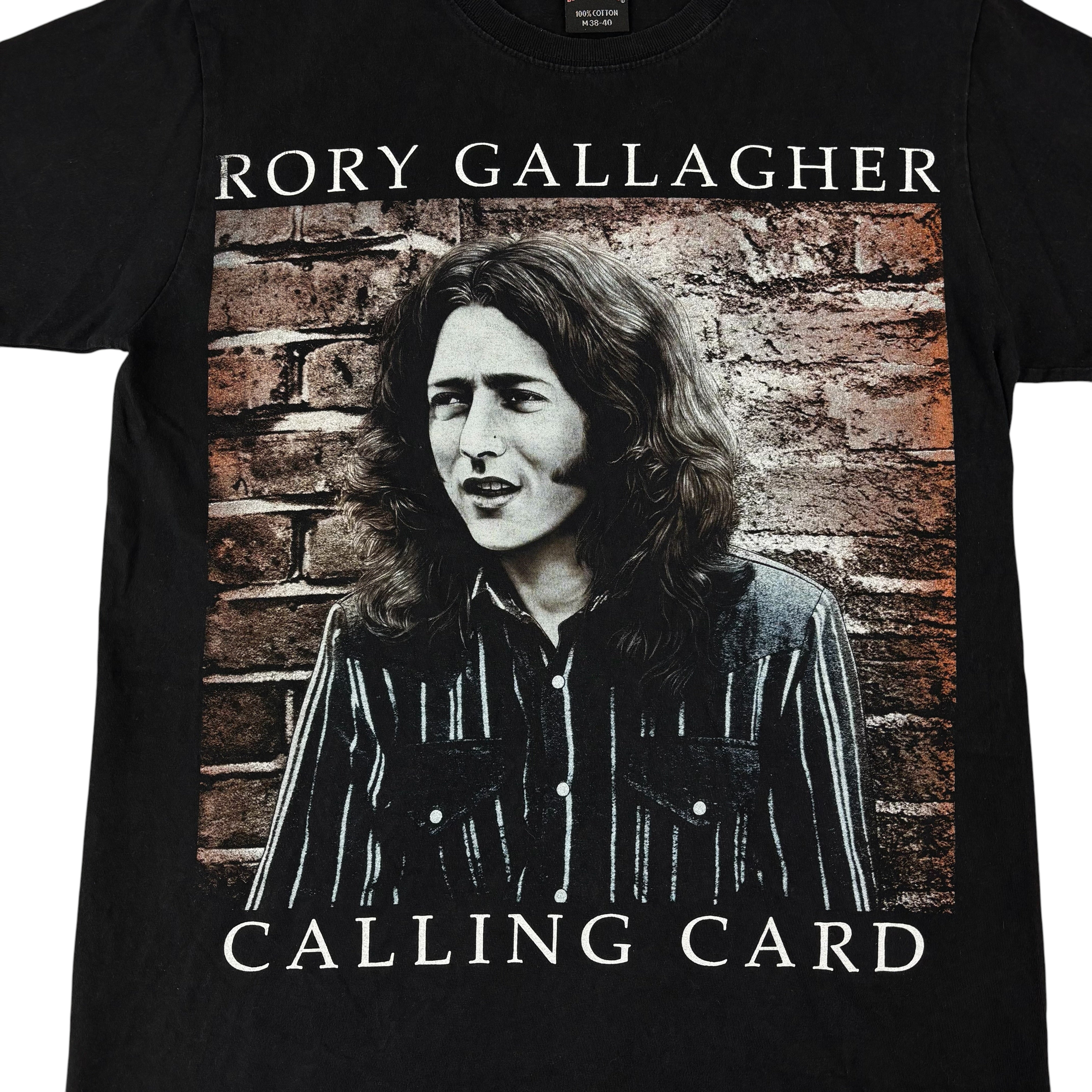 Rock@Tees Rory Gallagher Calling Card Graphic Tee (M)